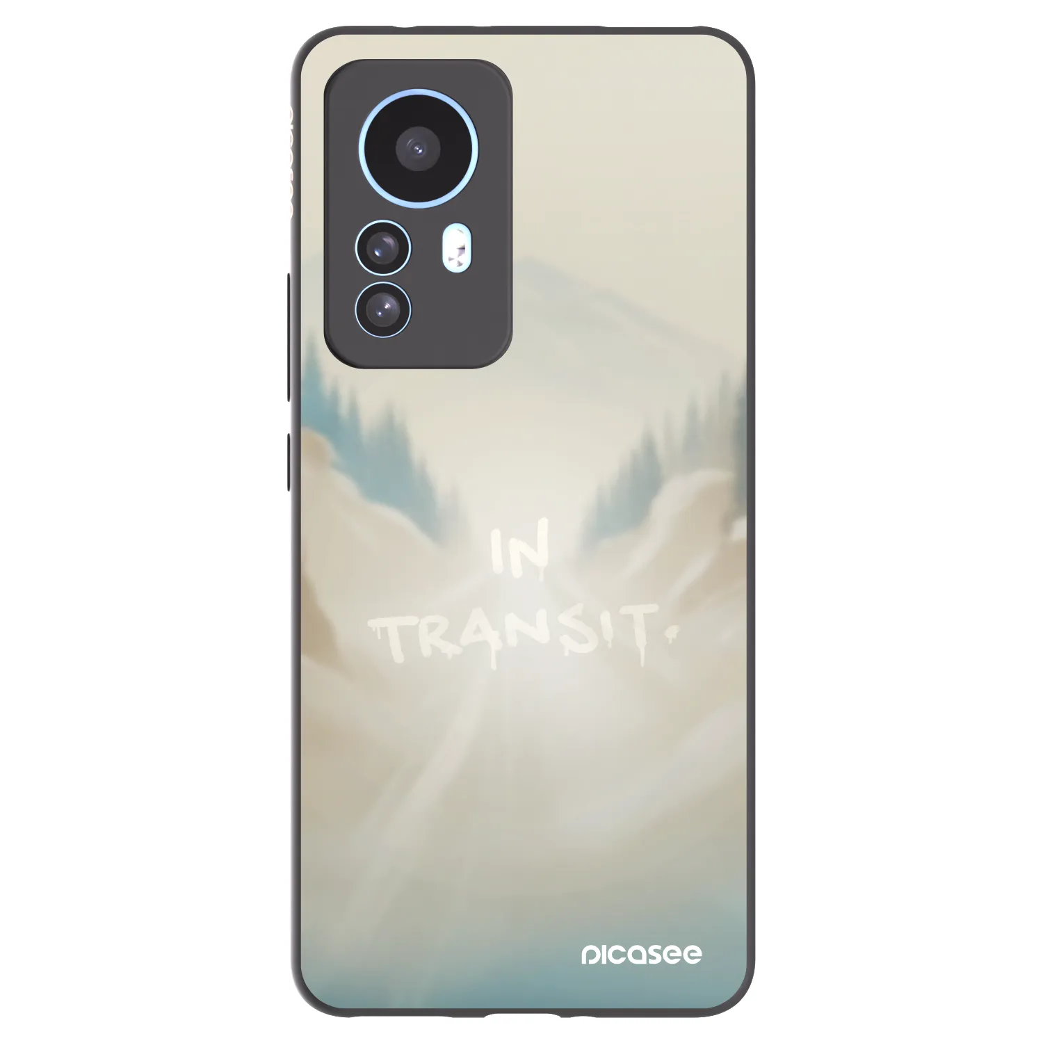 Picasee crna silikonska maskica za Xiaomi 12T - IN TRANSIT