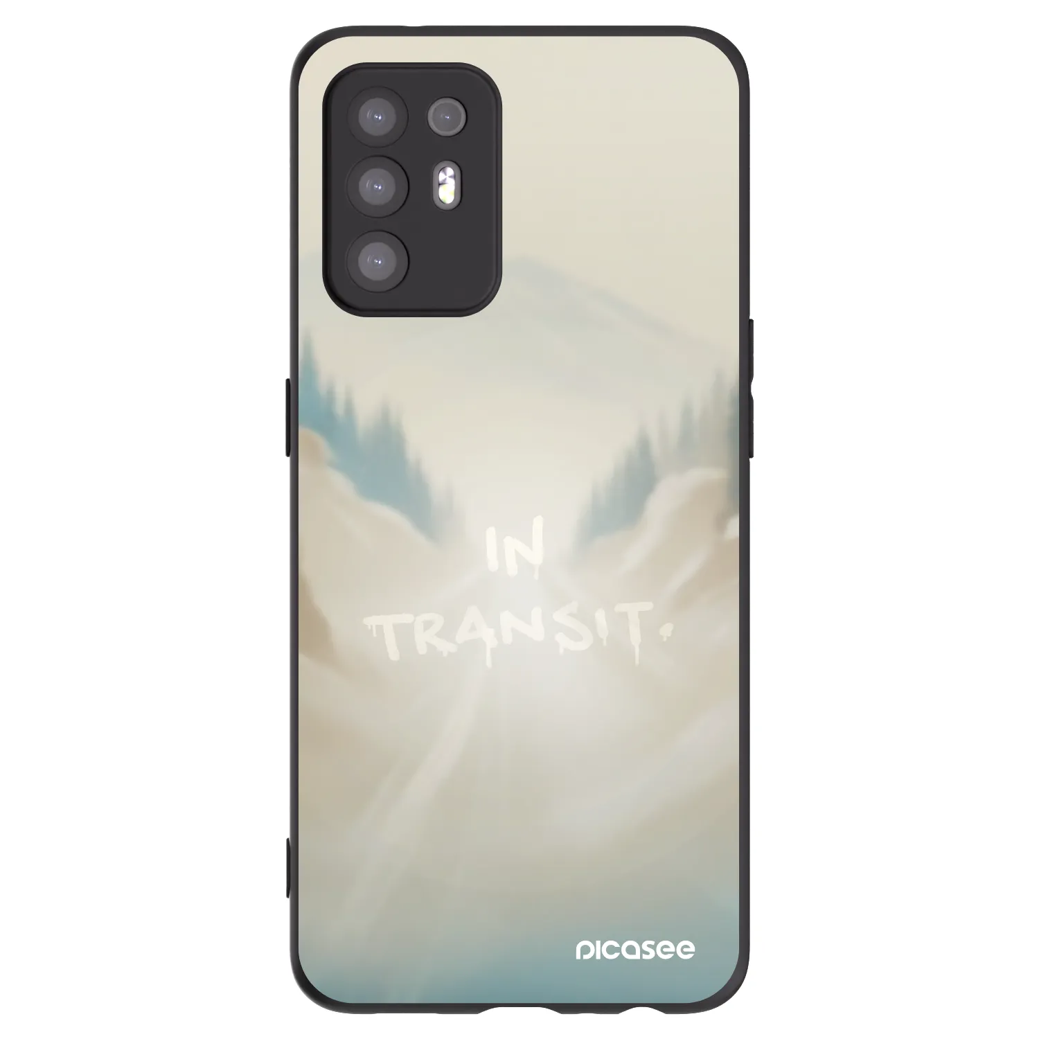 Picasee crna silikonska maskica za OPPO A94 5G - IN TRANSIT