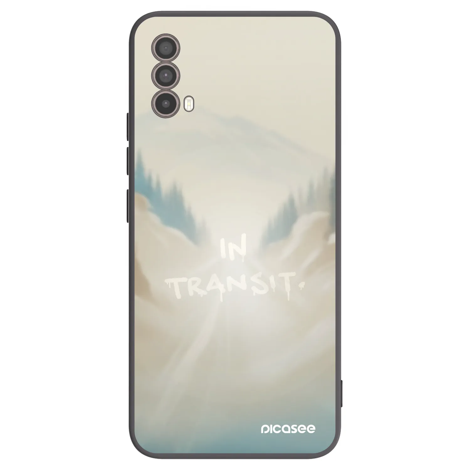 Picasee crna silikonska maskica za Motorola Moto E40 - IN TRANSIT