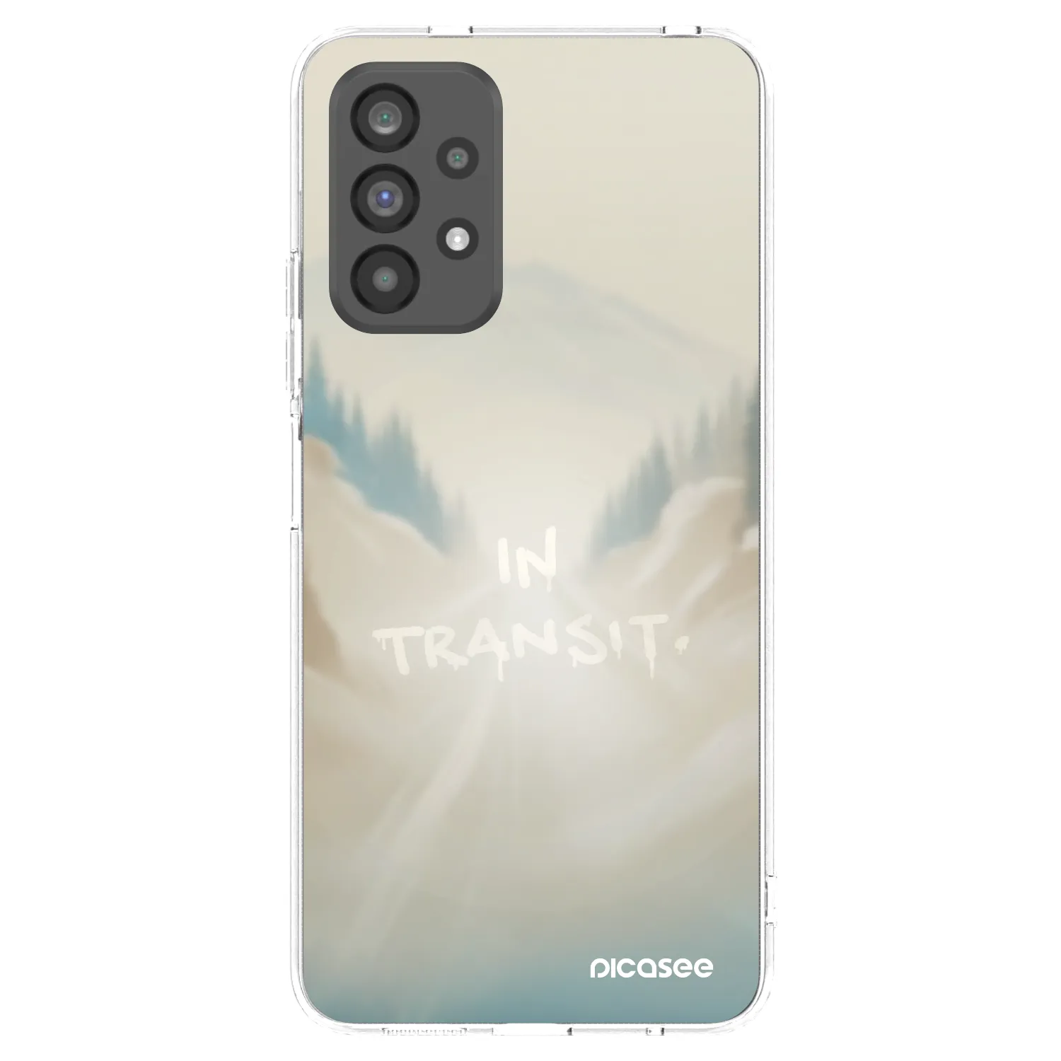 Picasee silikonska prozirna maskica za Samsung Galaxy A73 5G - IN TRANSIT