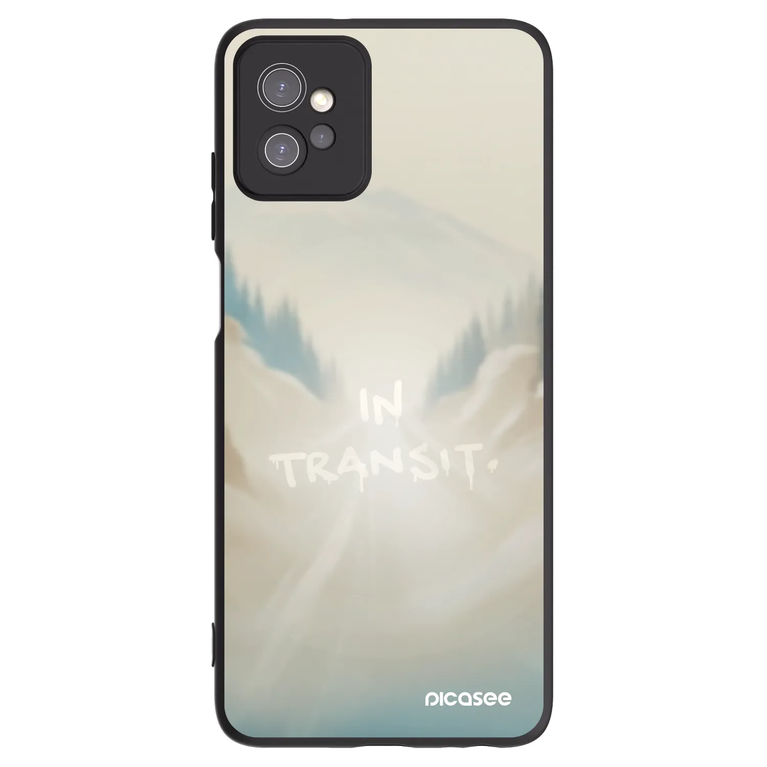 Picasee crna silikonska maskica za Motorola Moto G32 - IN TRANSIT