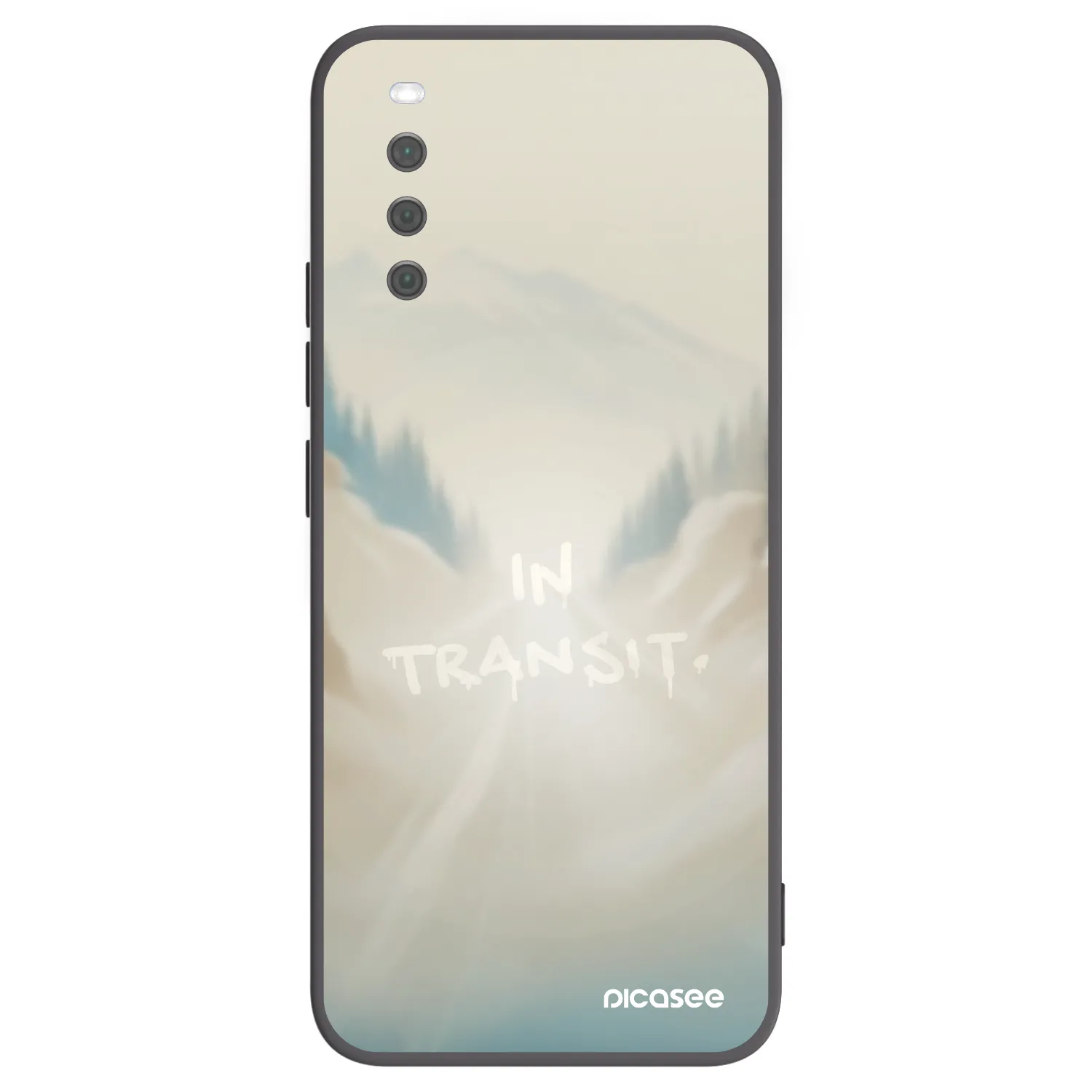 Picasee crna silikonska maskica za Sony Xperia 10 III - IN TRANSIT
