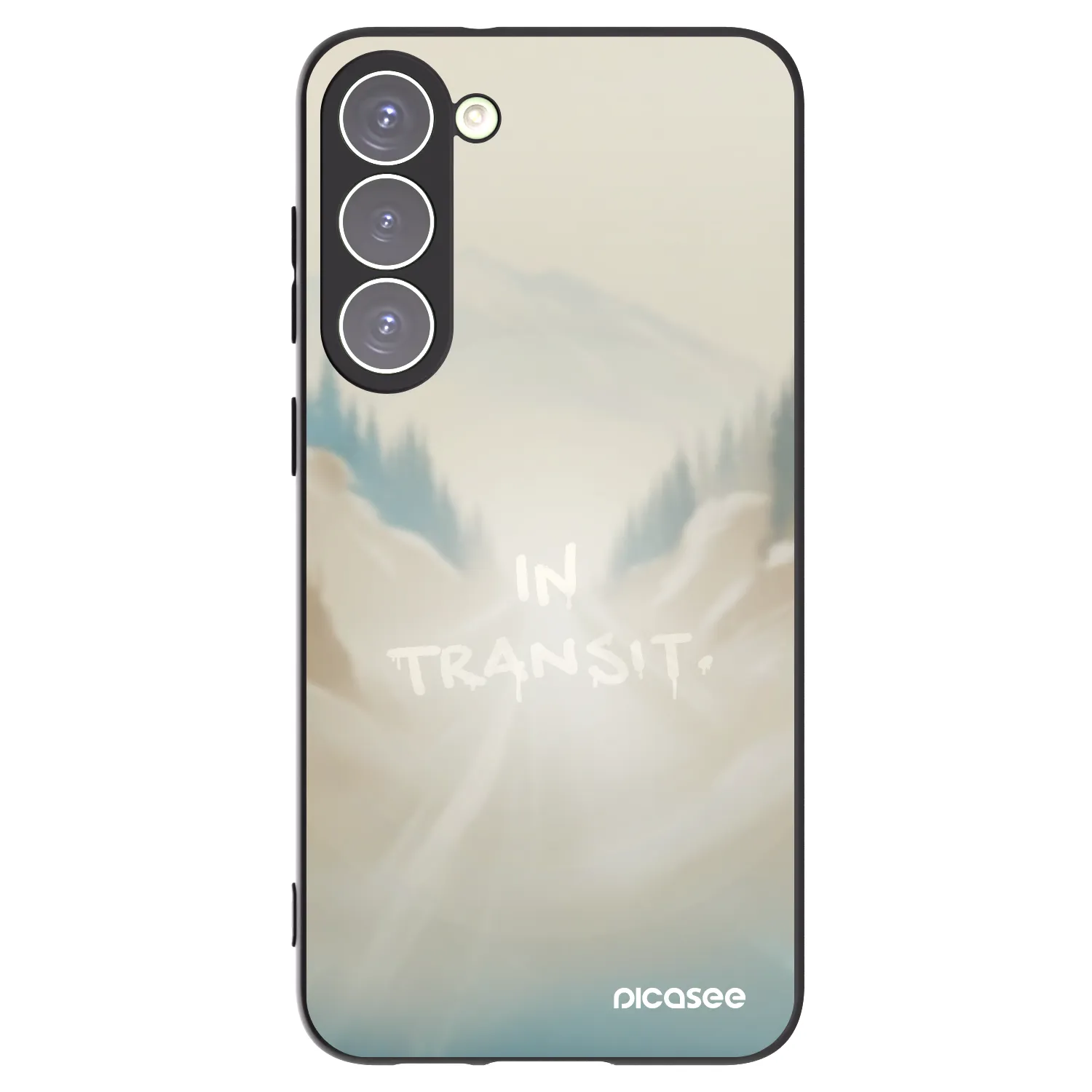 Picasee crna silikonska maskica za Samsung Galaxy S23+ 5G - IN TRANSIT