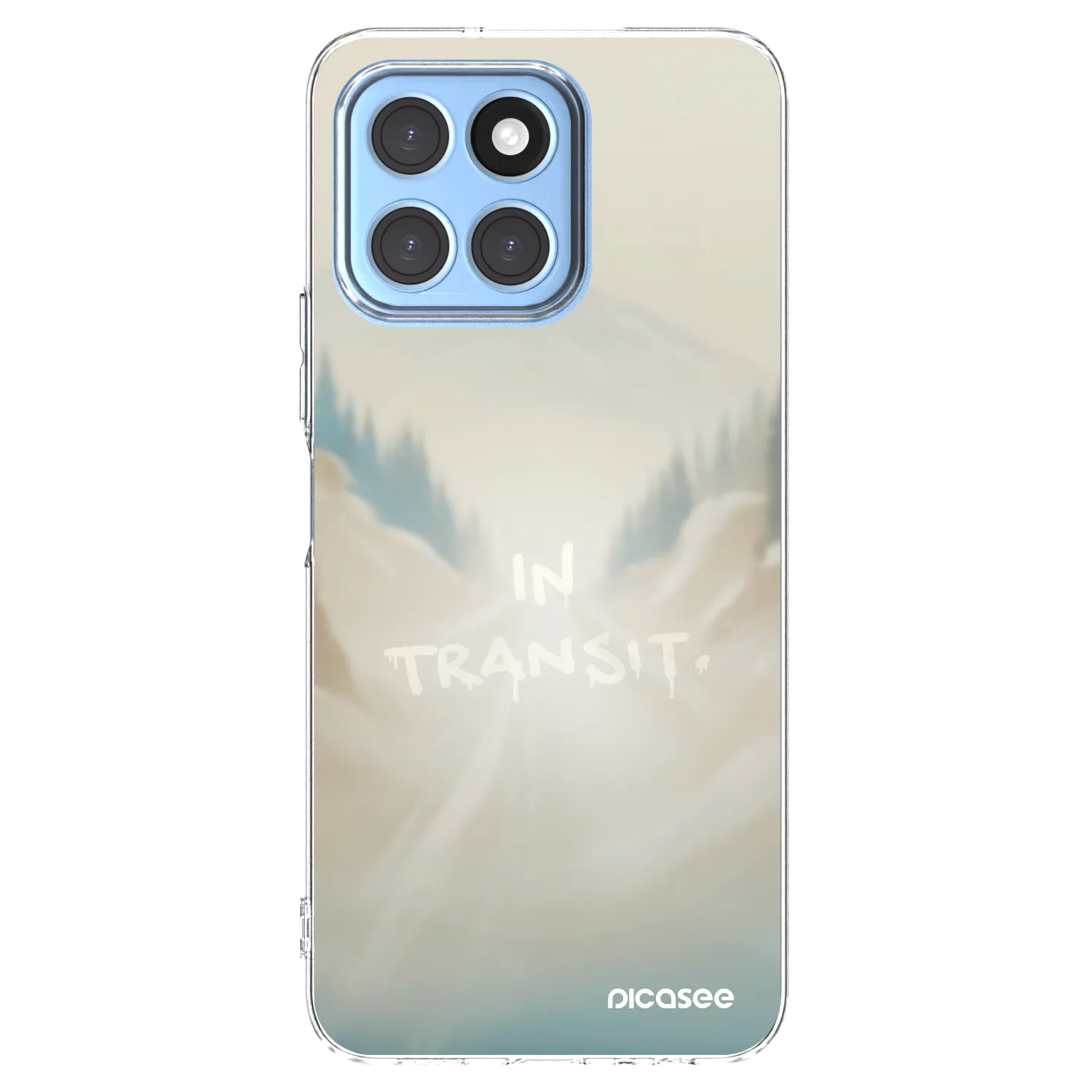 Picasee silikonska prozirna maskica za Honor X8 5G - IN TRANSIT