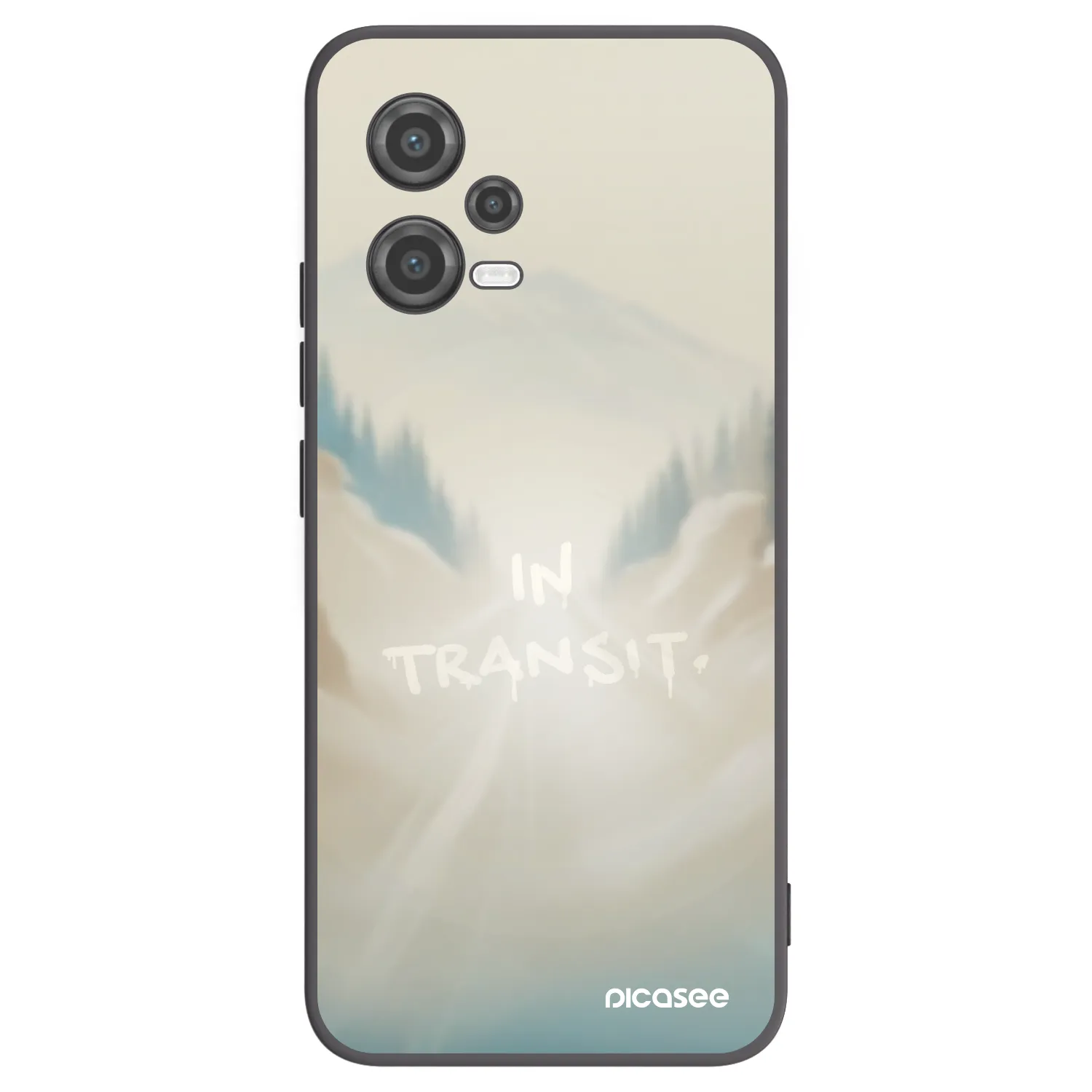 Picasee crna silikonska maskica za Xiaomi Poco X5 - IN TRANSIT