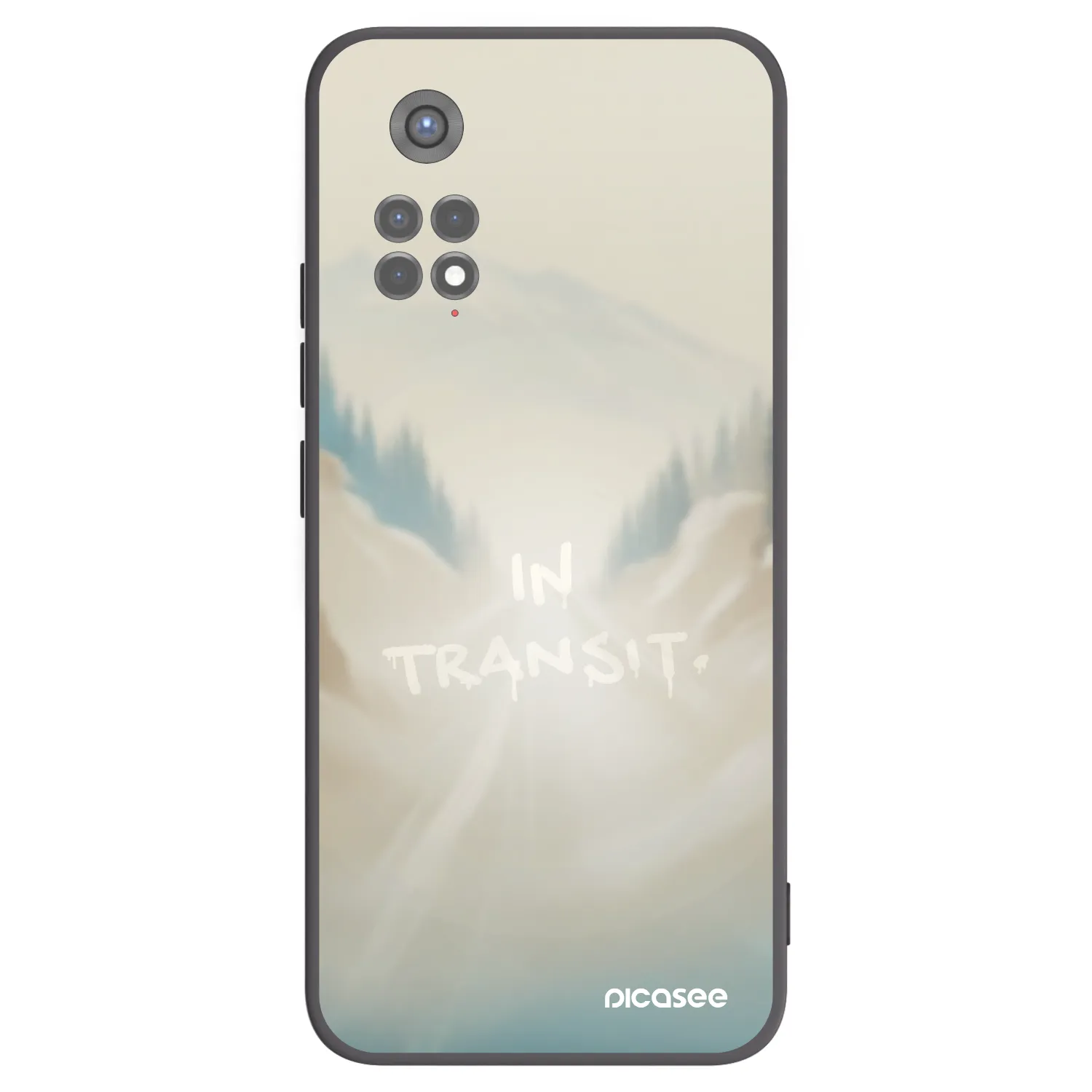 Picasee crna silikonska maskica za Xiaomi Redmi Note 11S 5G - IN TRANSIT