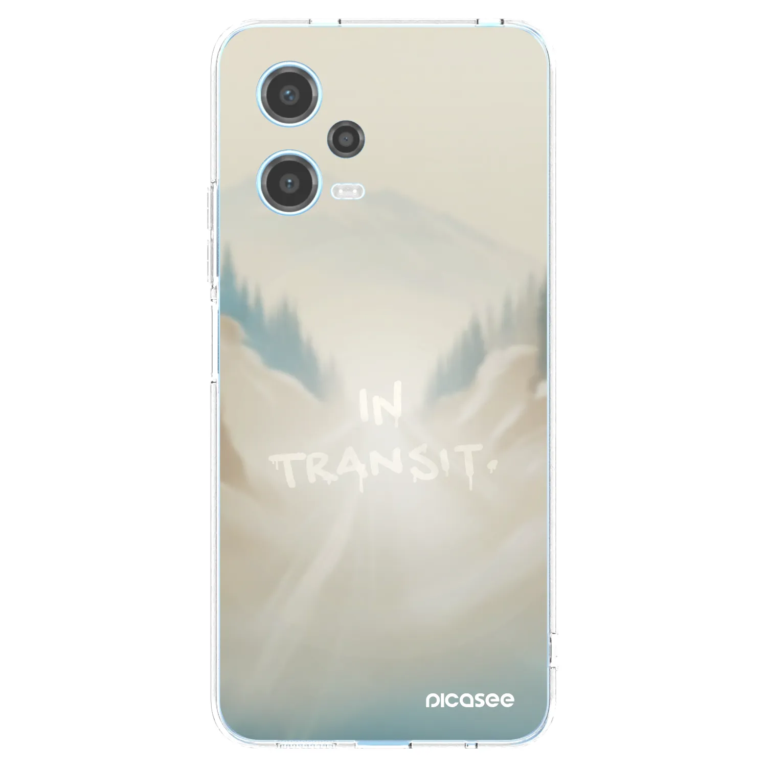 Picasee silikonska prozirna maskica za Xiaomi Redmi Note 12 5G - IN TRANSIT