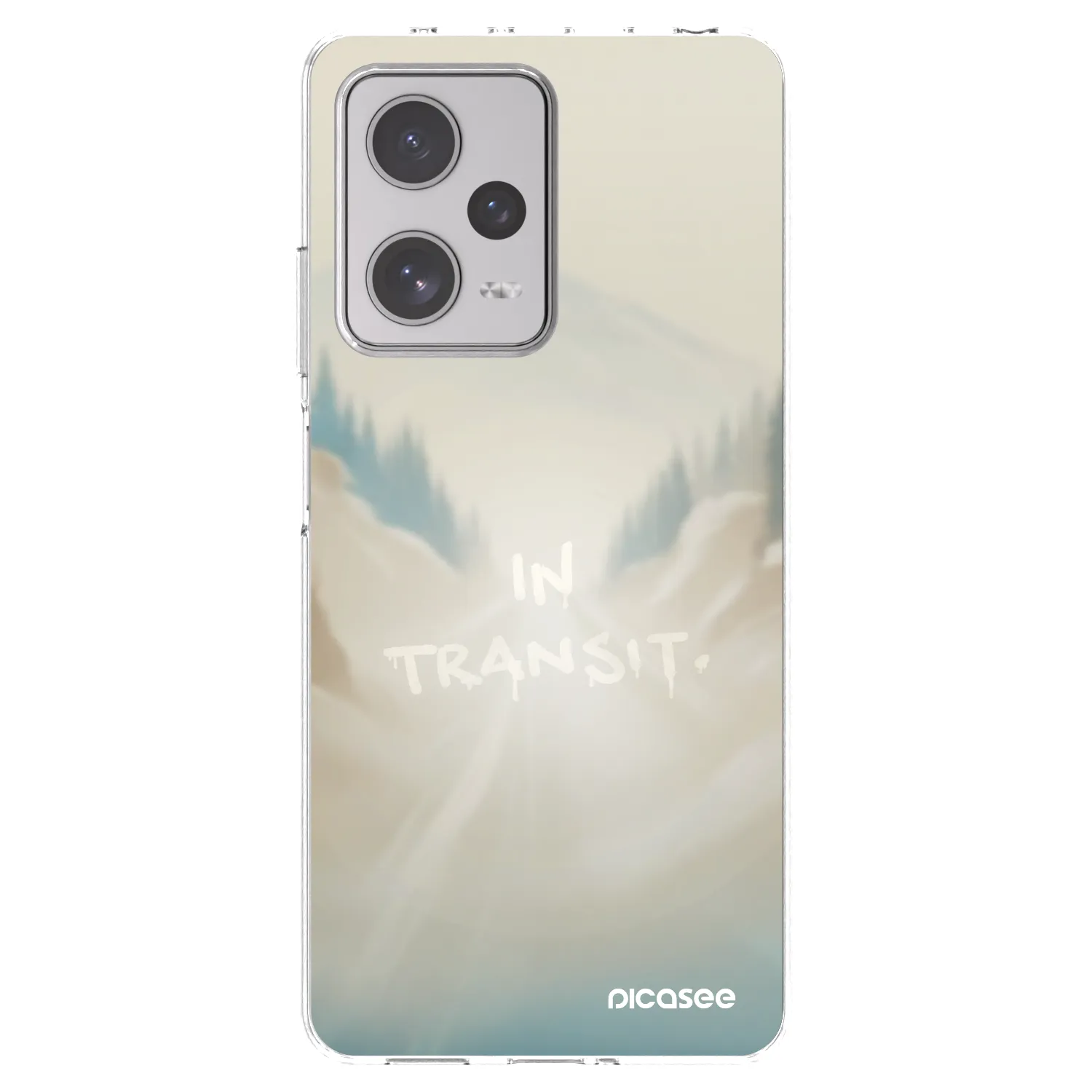 Picasee silikonska prozirna maskica za Xiaomi Redmi Note 12 Pro+ 5G - IN TRANSIT