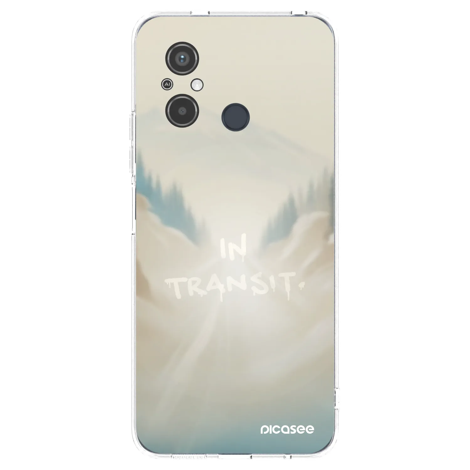 Picasee silikonska prozirna maskica za Xiaomi Redmi 12C - IN TRANSIT