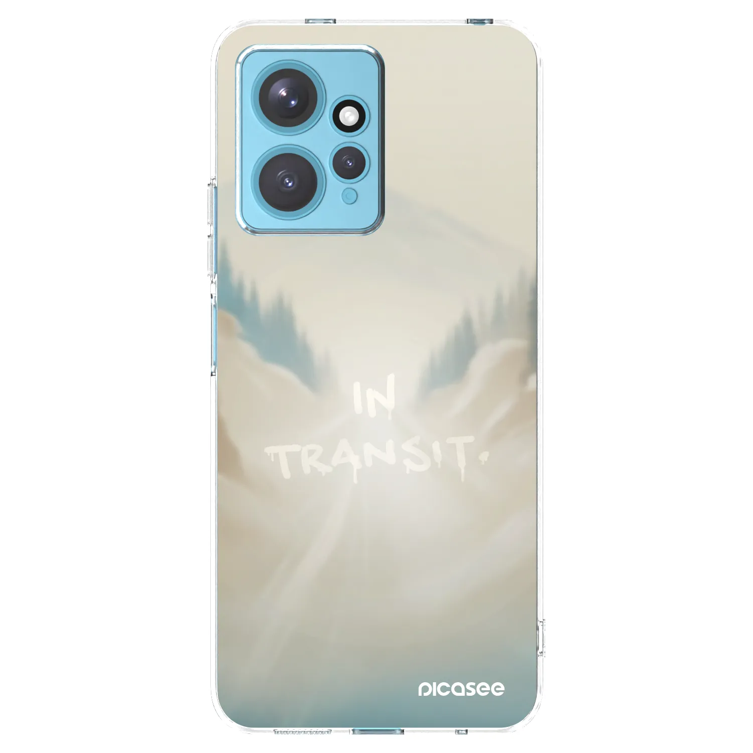 Picasee silikonska prozirna maskica za Xiaomi Redmi Note 12 4G - IN TRANSIT