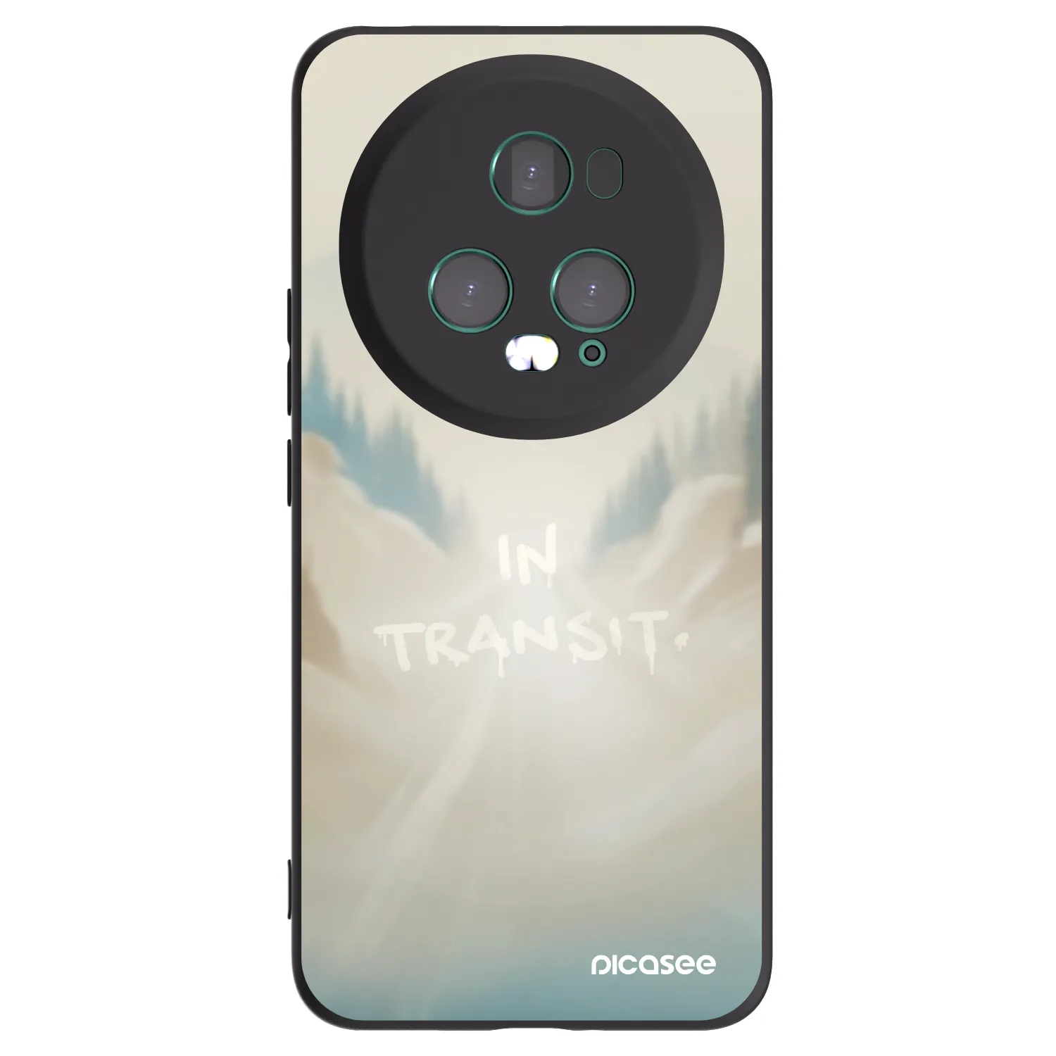 Picasee crna silikonska maskica za Honor Magic5 Pro - IN TRANSIT