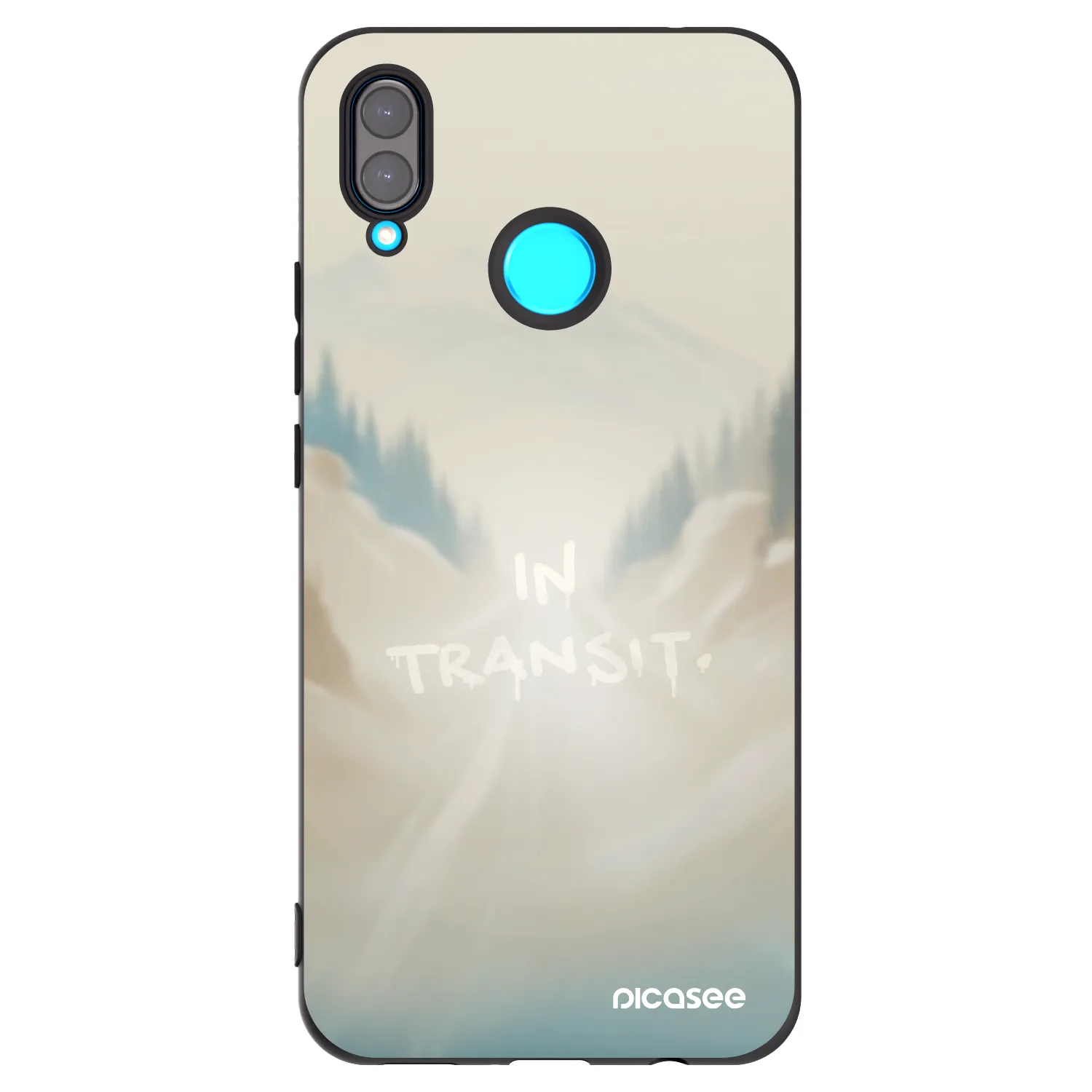 Picasee crna silikonska maskica za Huawei Nova 3 - IN TRANSIT