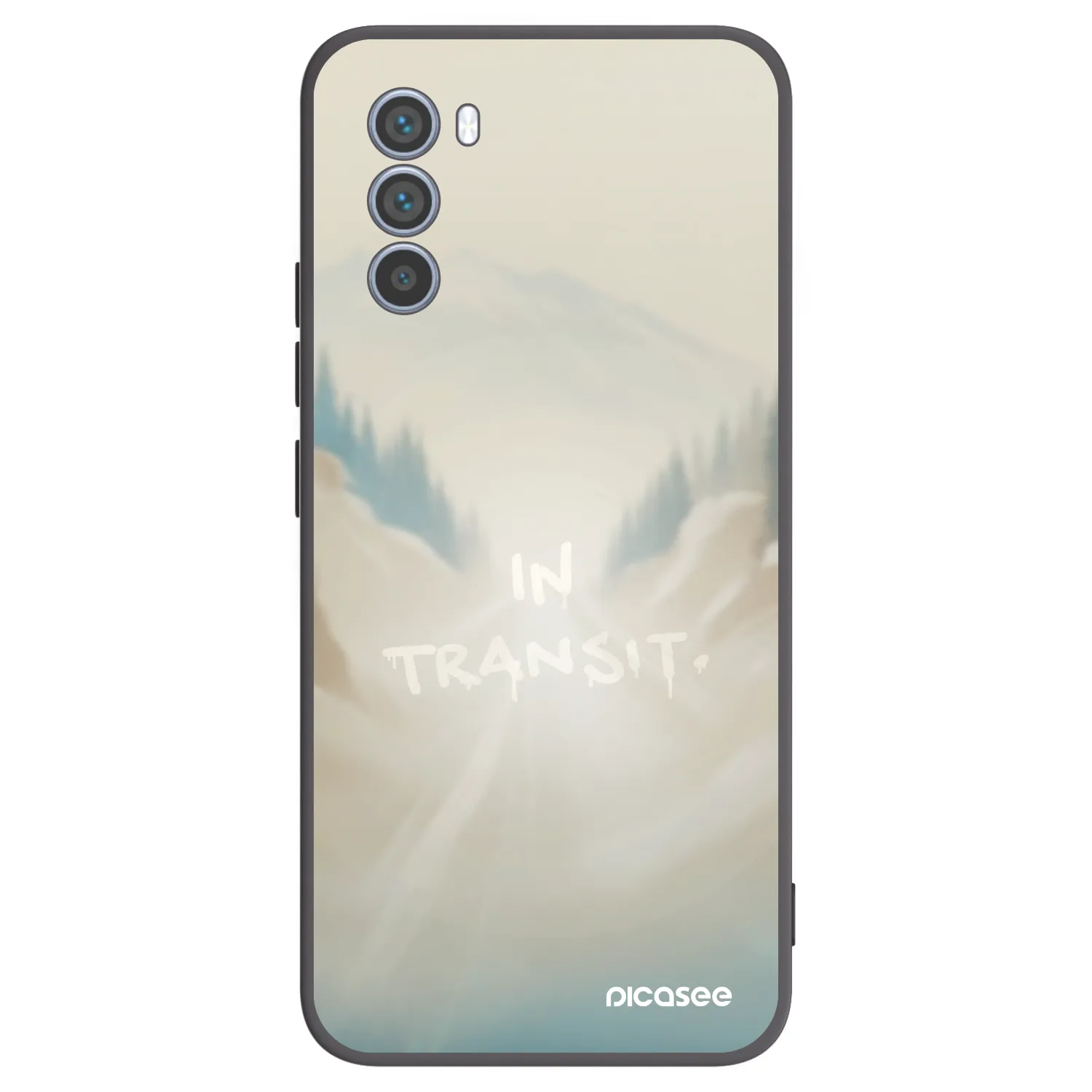 Picasee crna silikonska maskica za Motorola Moto G62 - IN TRANSIT