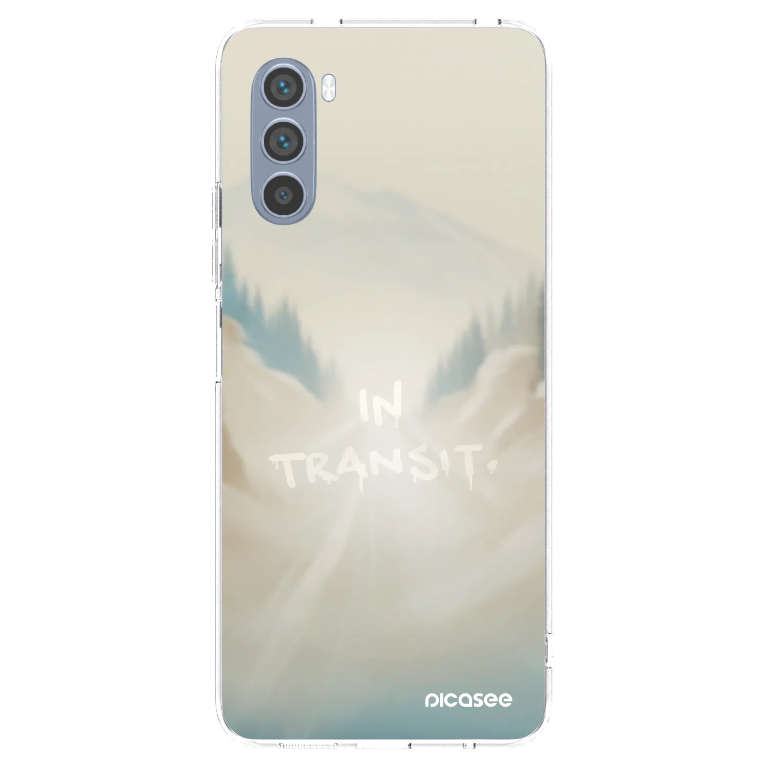 Picasee silikonska prozirna maskica za Motorola Moto G62 - IN TRANSIT
