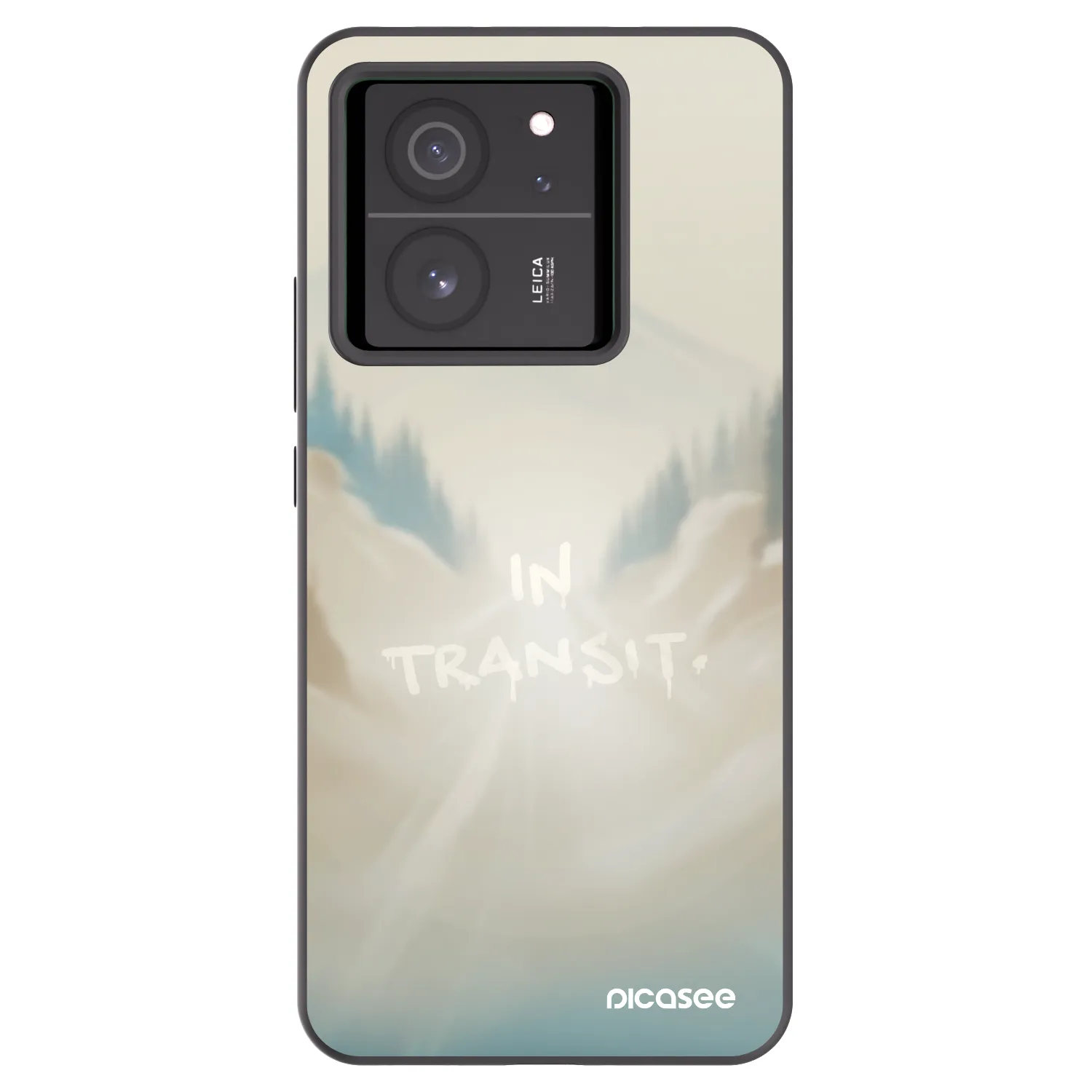 Picasee crna silikonska maskica za Xiaomi 13T - IN TRANSIT