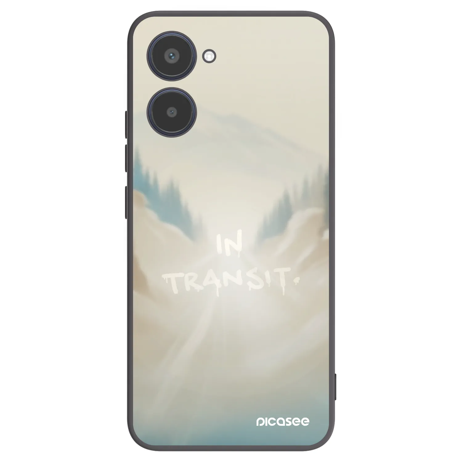 Picasee crna silikonska maskica za Realme 10 4G - IN TRANSIT