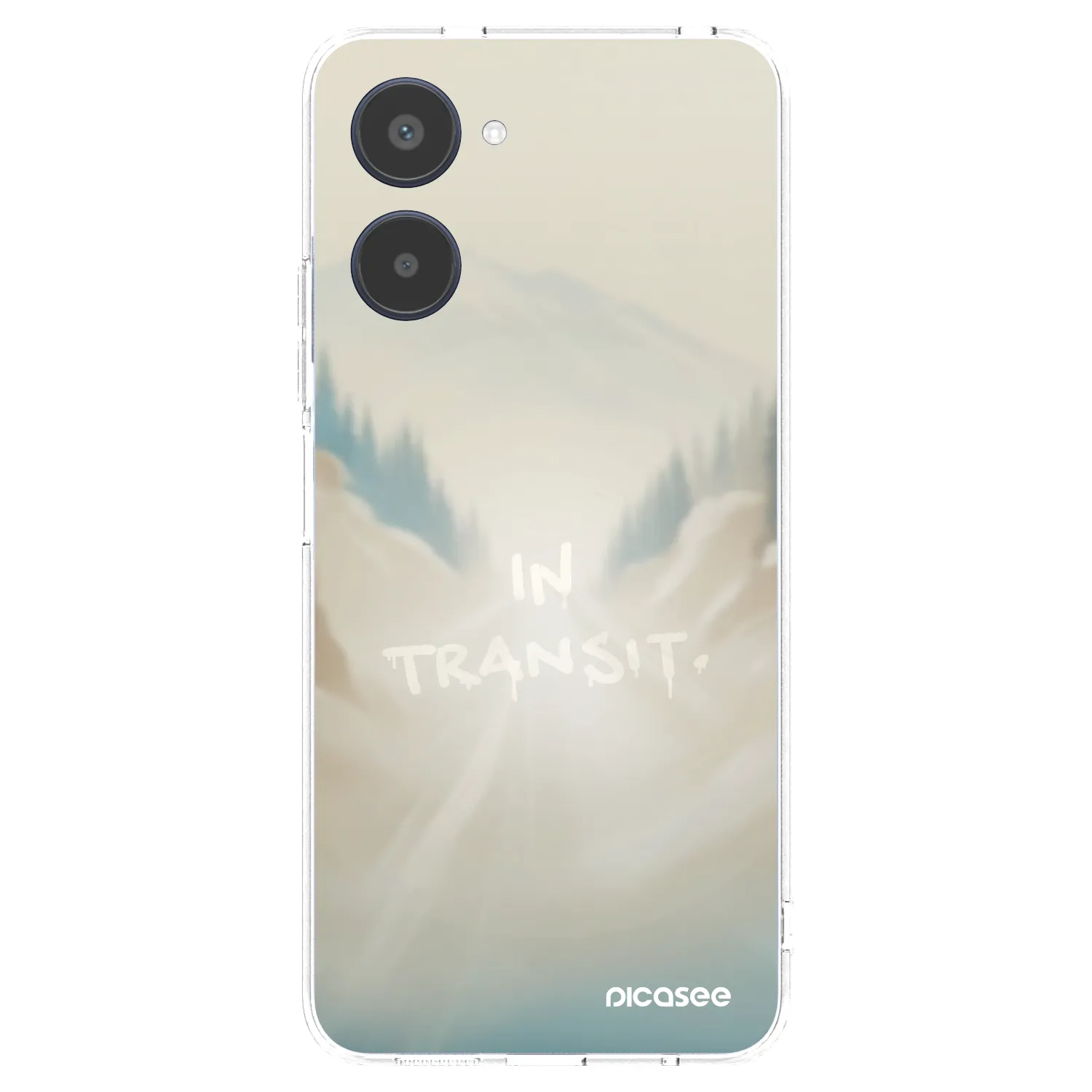 Picasee silikonska prozirna maskica za Realme 10 4G - IN TRANSIT