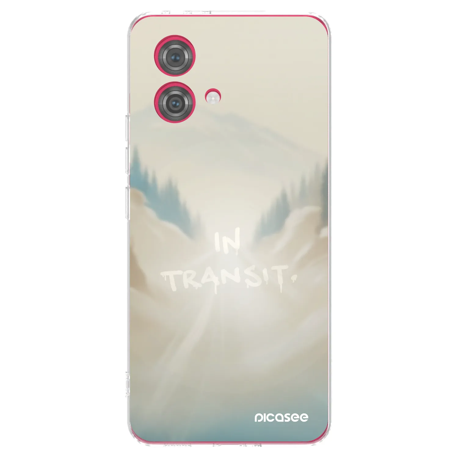 Picasee silikonska prozirna maskica za Motorola Moto G84 5G - IN TRANSIT