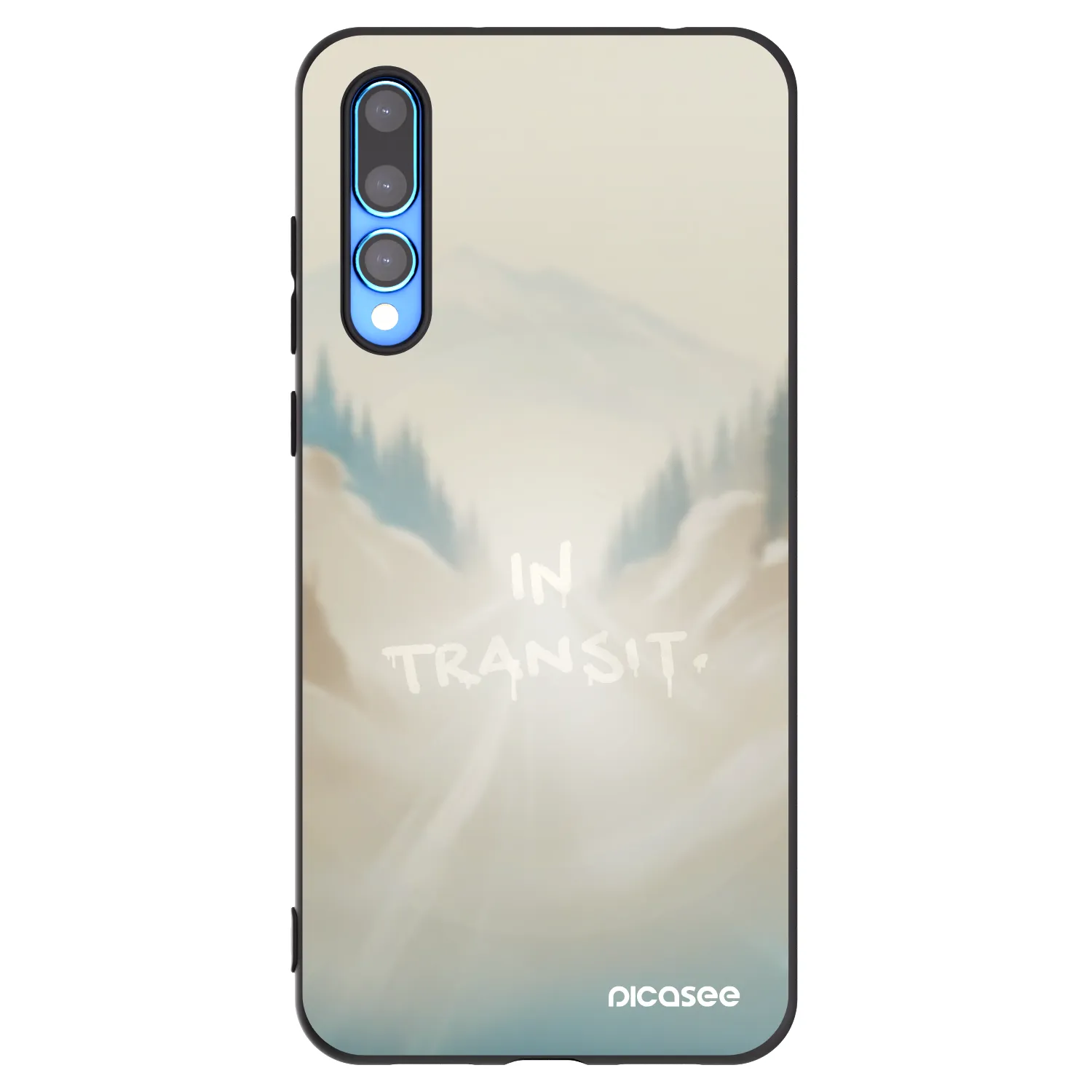 Picasee crna silikonska maskica za Huawei P20 Pro - IN TRANSIT