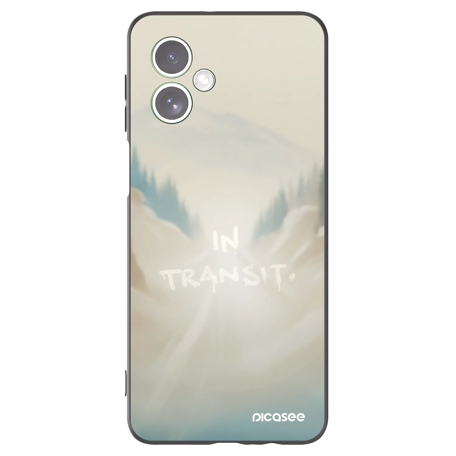 Picasee crna silikonska maskica za Motorola Moto G54 5G - IN TRANSIT