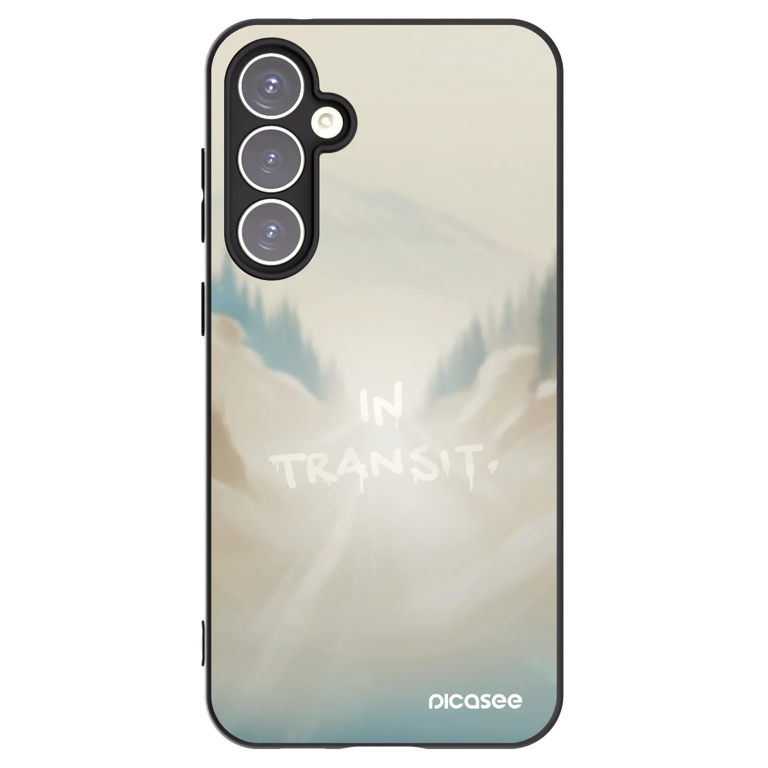 Picasee crna silikonska maskica za Samsung Galaxy S23 FE S711B - IN TRANSIT