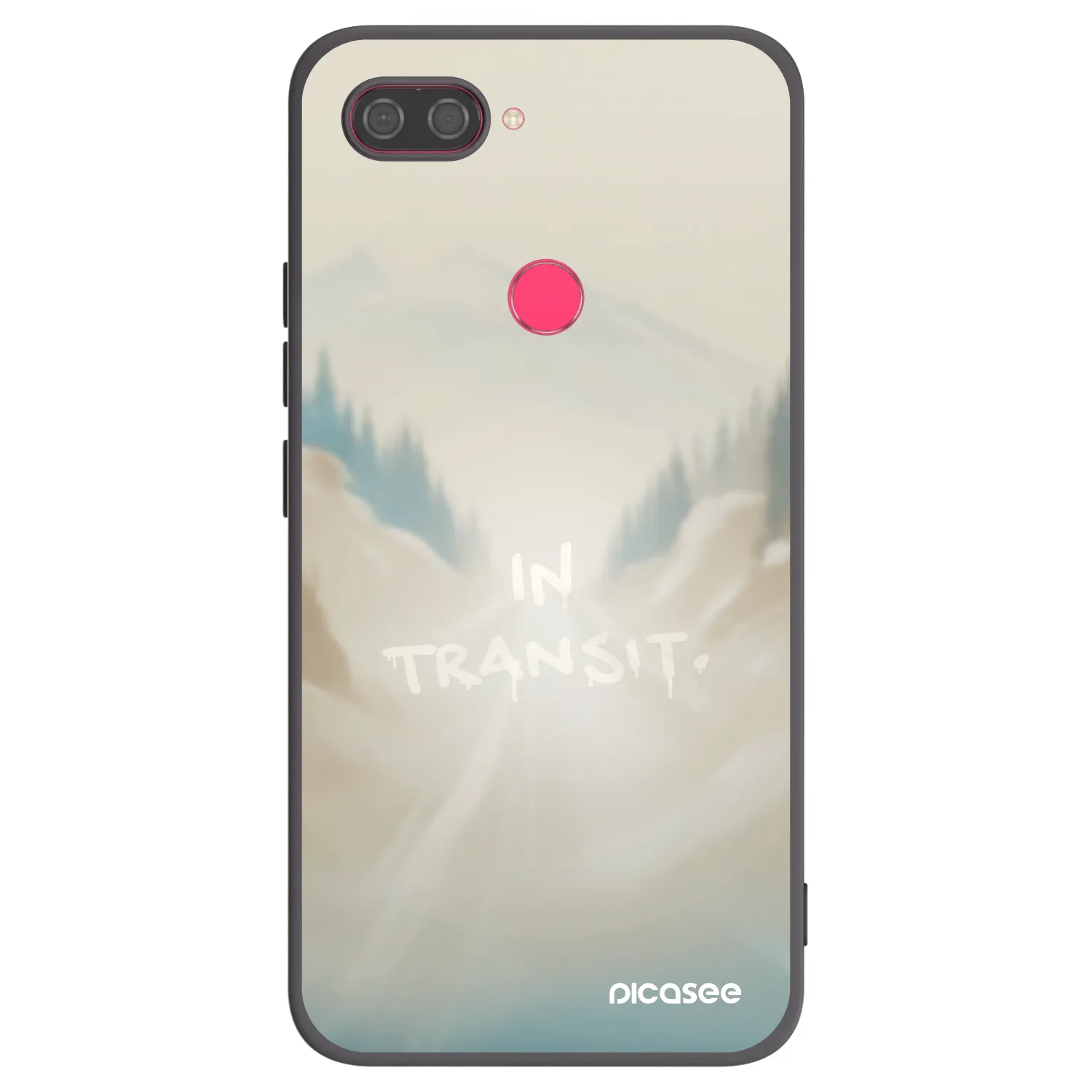 Picasee crna silikonska maskica za Xiaomi Mi 8 Lite - IN TRANSIT