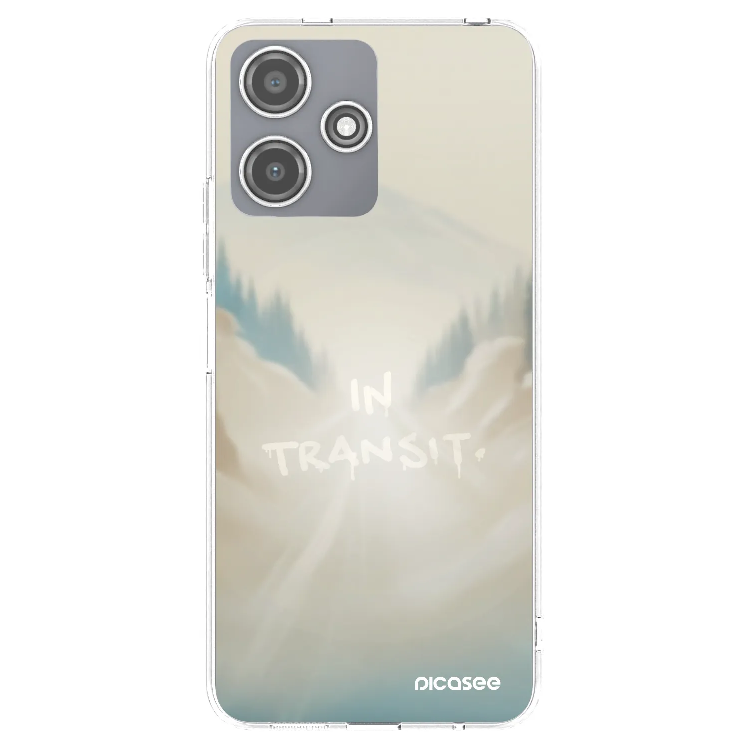 Picasee silikonska prozirna maskica za Xiaomi Redmi 12 5G - IN TRANSIT