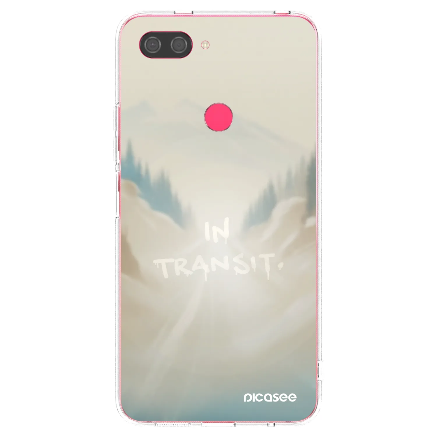 Picasee silikonska prozirna maskica za Xiaomi Mi 8 Lite - IN TRANSIT