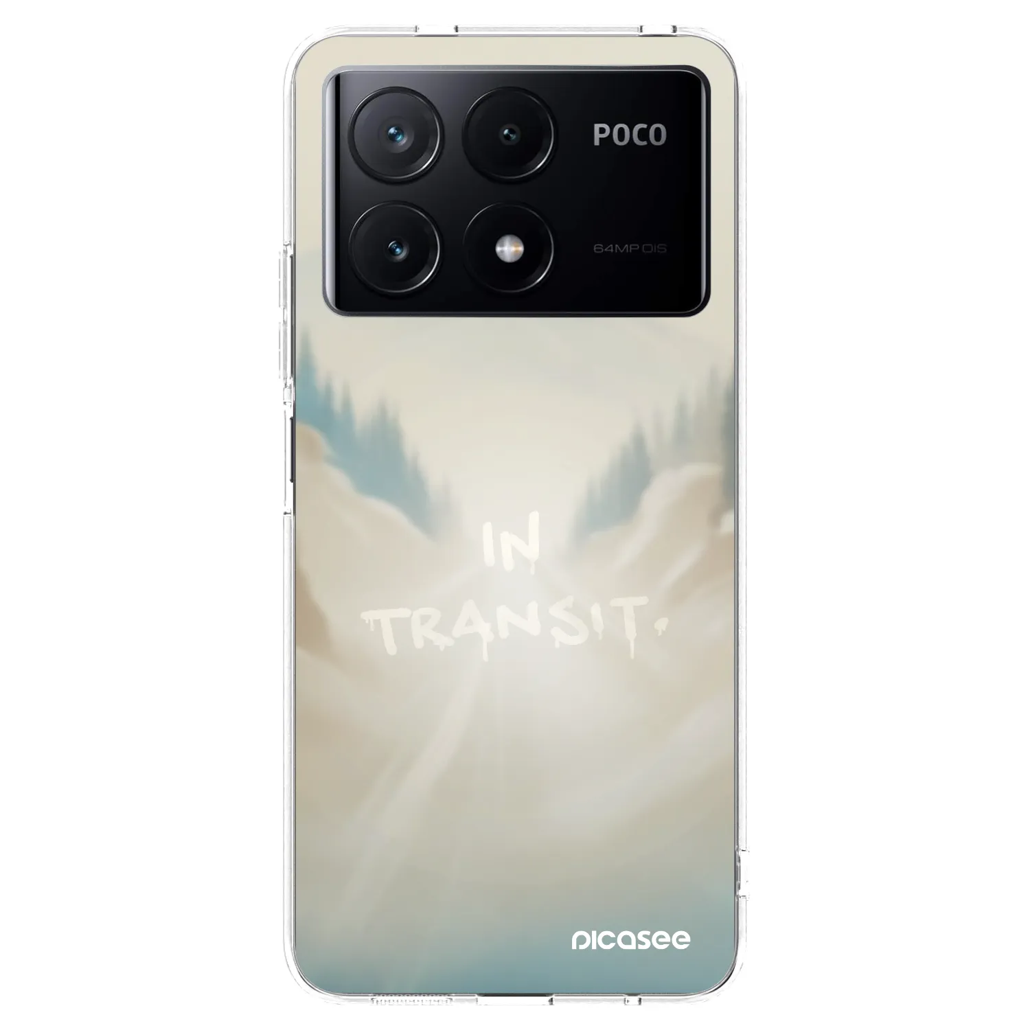 Picasee silikonska prozirna maskica za Xiaomi Poco X6 Pro - IN TRANSIT