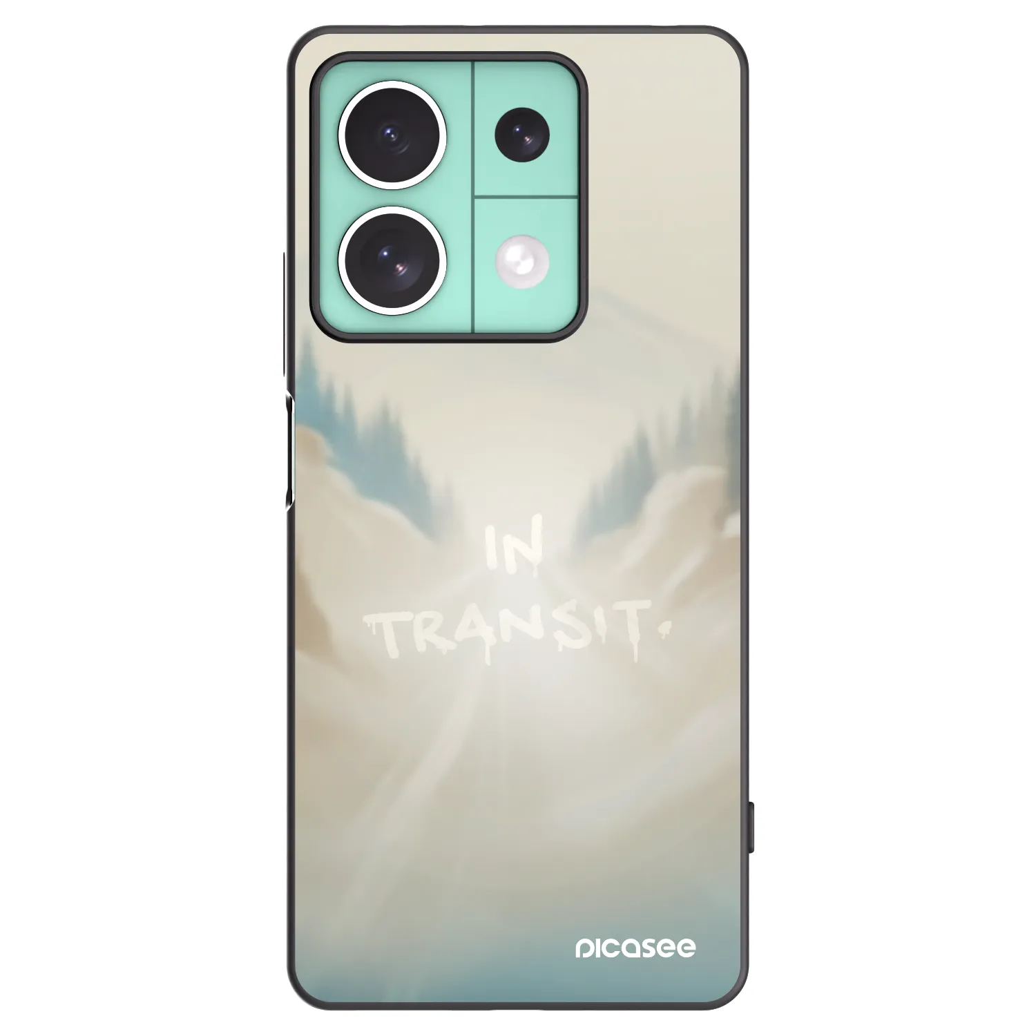 Picasee crna silikonska maskica za Xiaomi Redmi Note 13 5G - IN TRANSIT