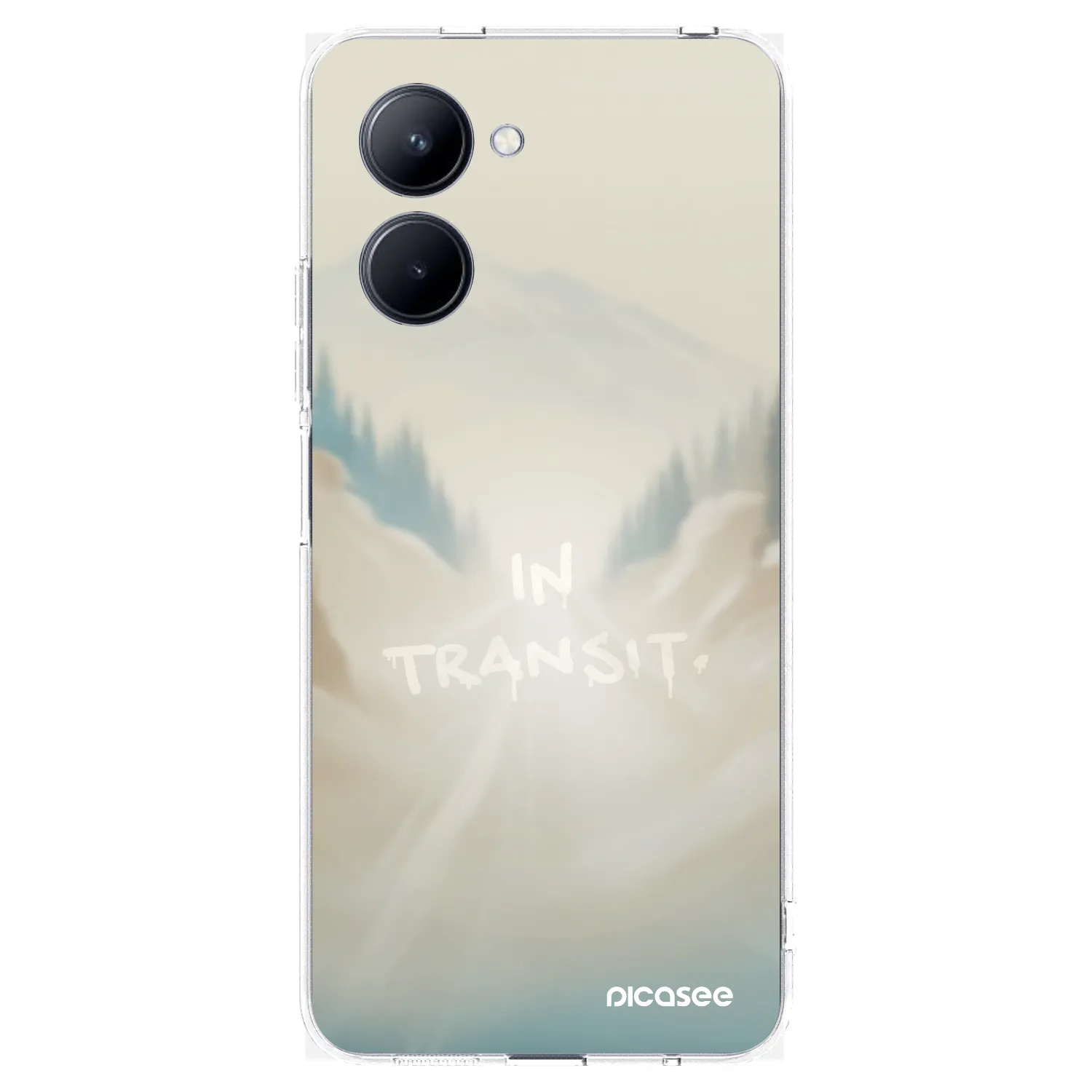 Picasee silikonska prozirna maskica za Realme C33 (2023) - IN TRANSIT