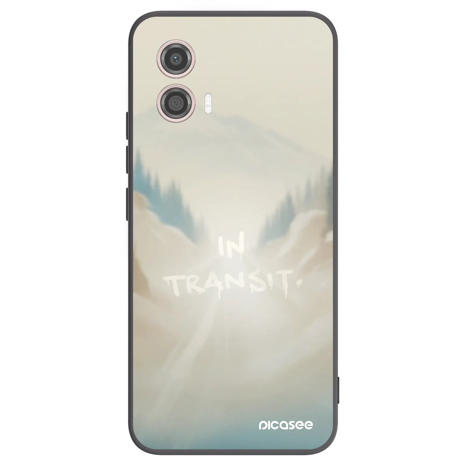 Picasee crna silikonska maskica za Motorola Moto G53 5G - IN TRANSIT