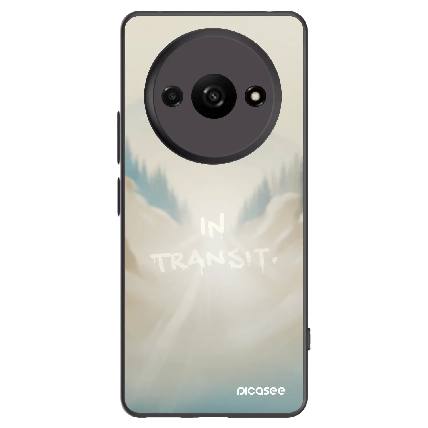 Picasee crna silikonska maskica za Xiaomi Redmi A3 - IN TRANSIT