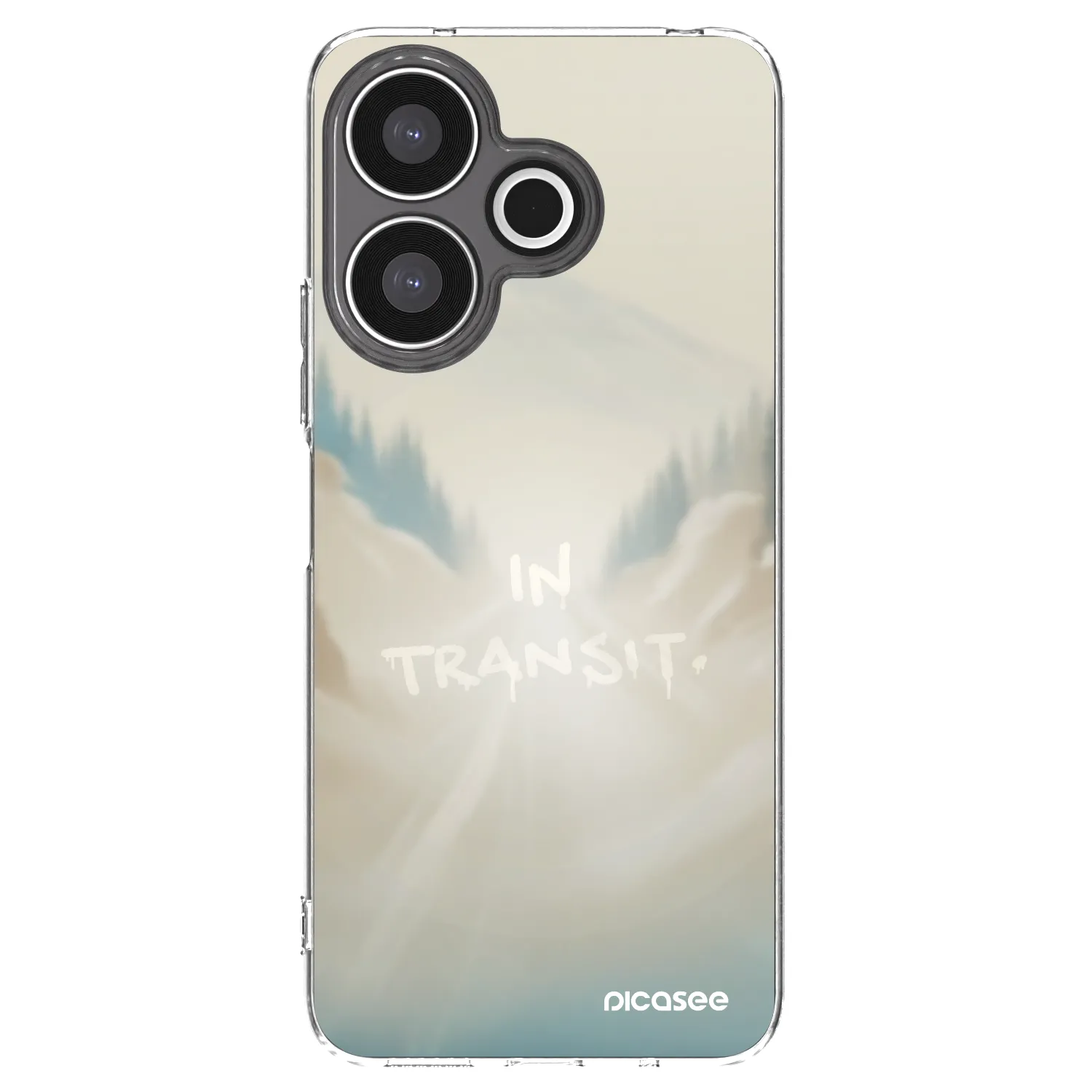 Picasee silikonska prozirna maskica za Xiaomi Redmi 13 4G - IN TRANSIT