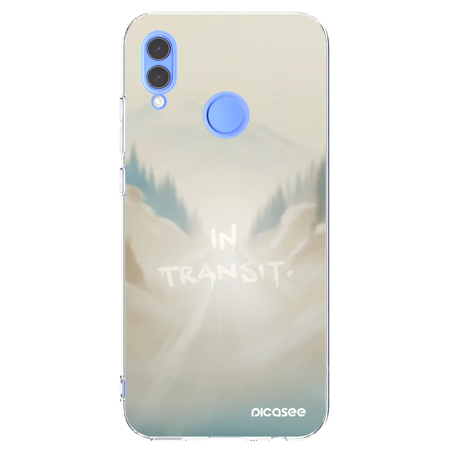 Picasee silikonska prozirna maskica za Honor 10 Lite - IN TRANSIT