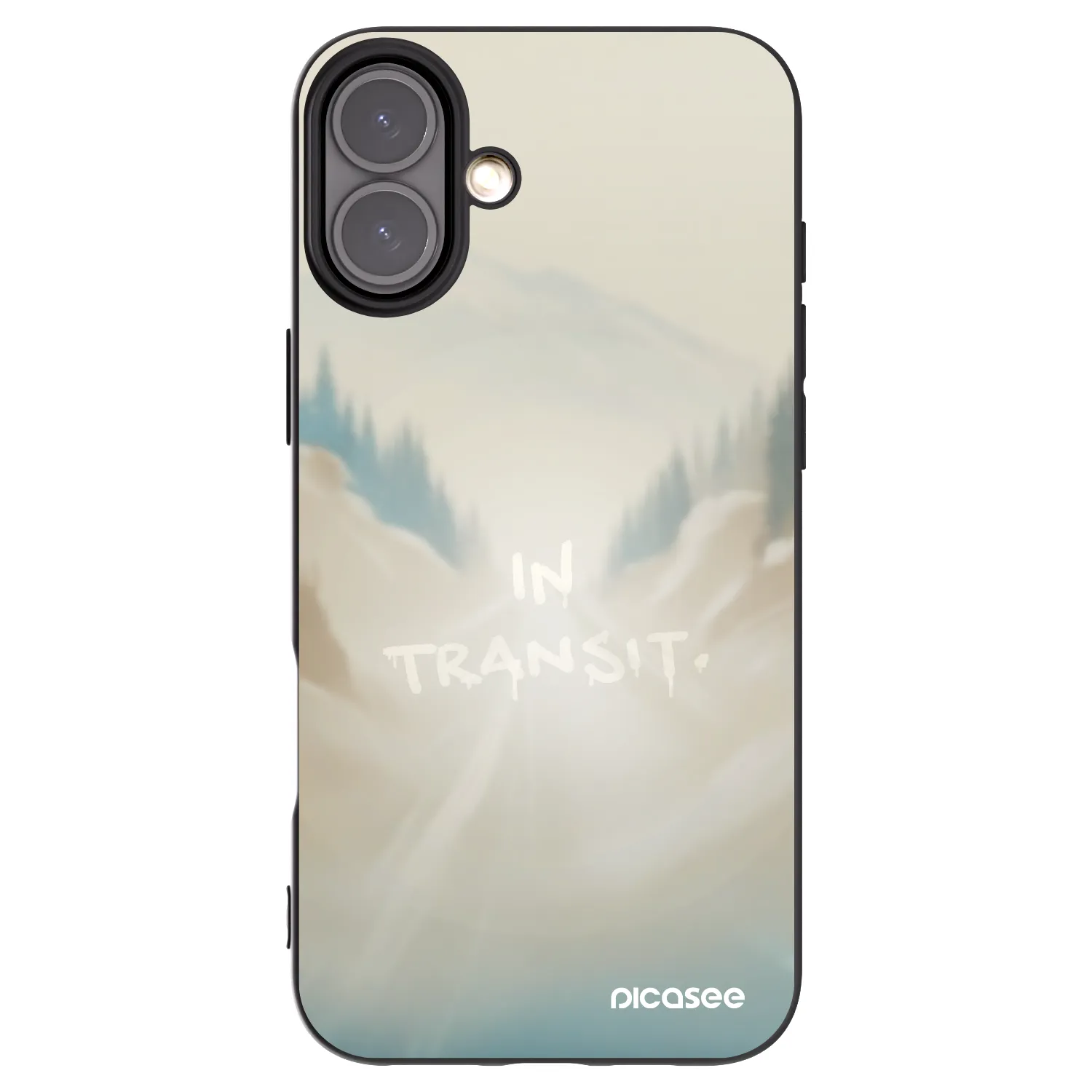Picasee crna silikonska maskica za Apple iPhone 16 Plus - IN TRANSIT