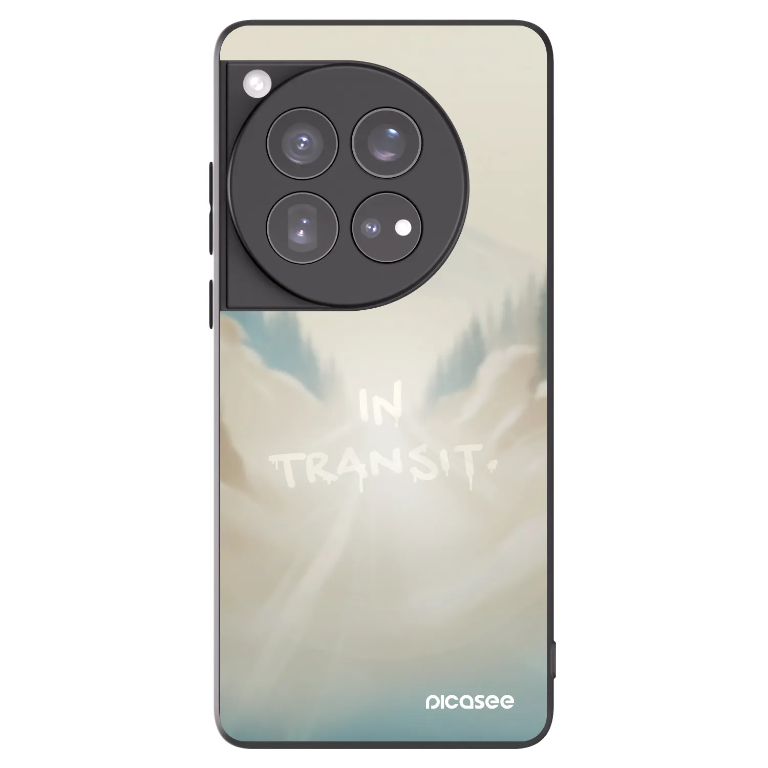 Picasee crna silikonska maskica za OnePlus 12 5G - IN TRANSIT
