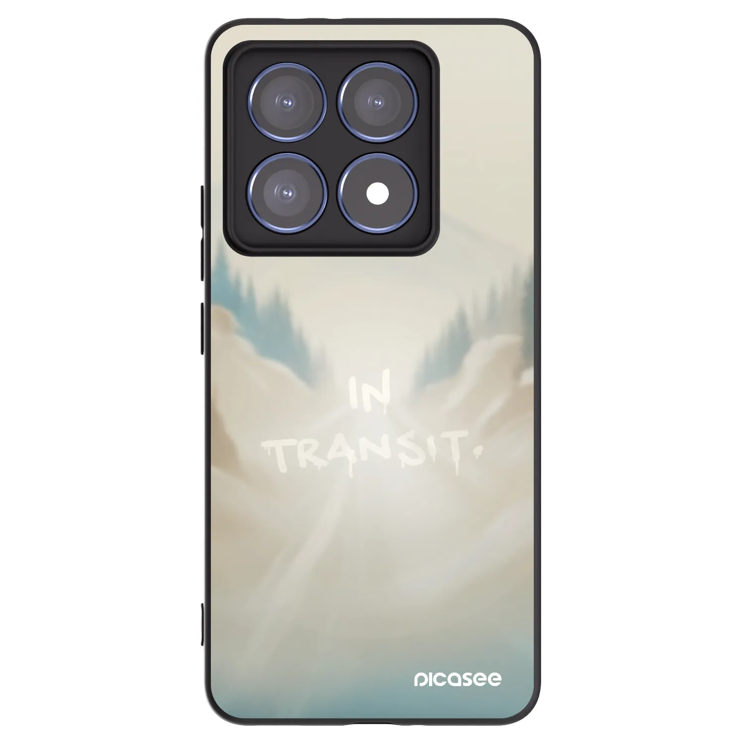 Picasee crna silikonska maskica za Xiaomi 14T Pro - IN TRANSIT