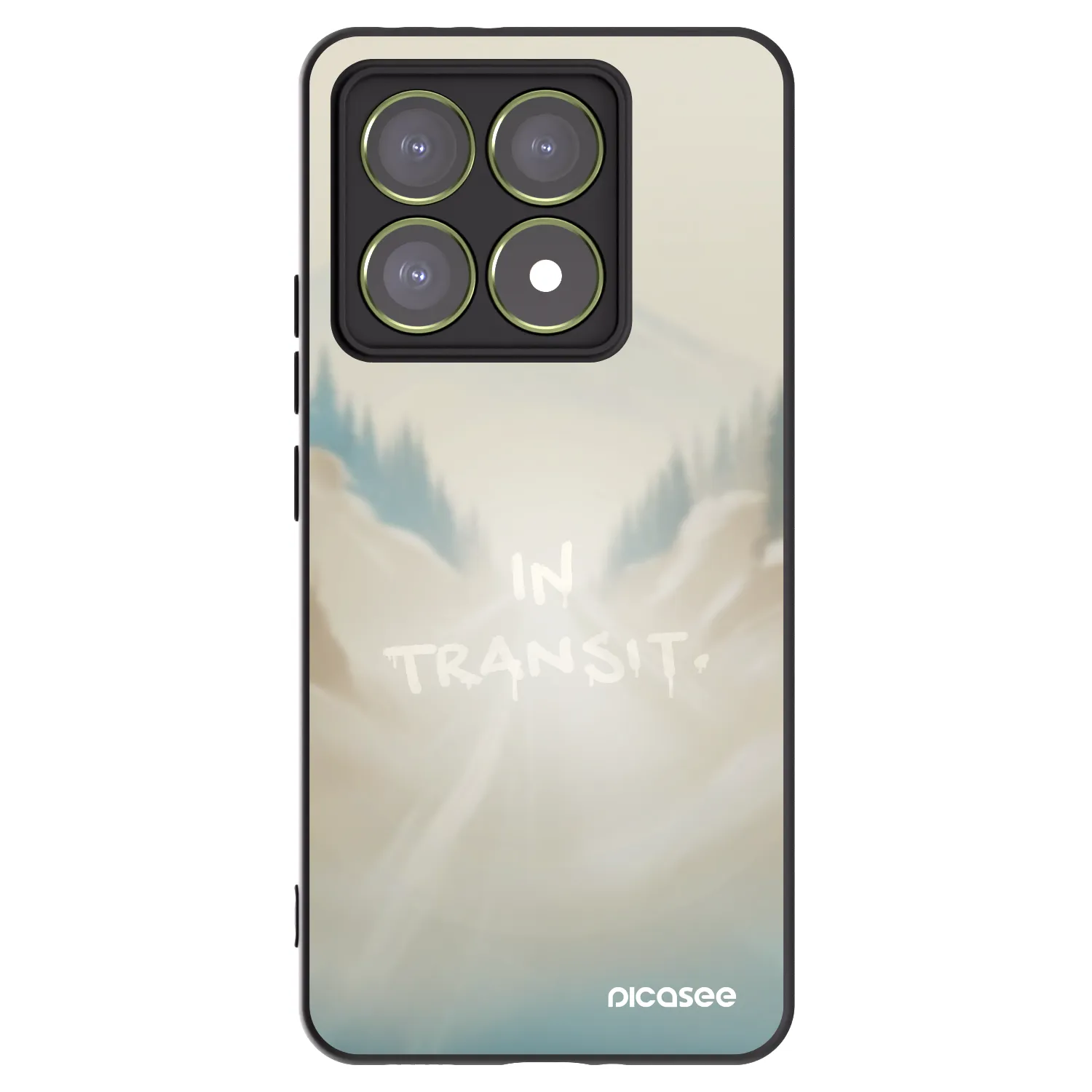 Picasee crna silikonska maskica za Xiaomi 14T - IN TRANSIT