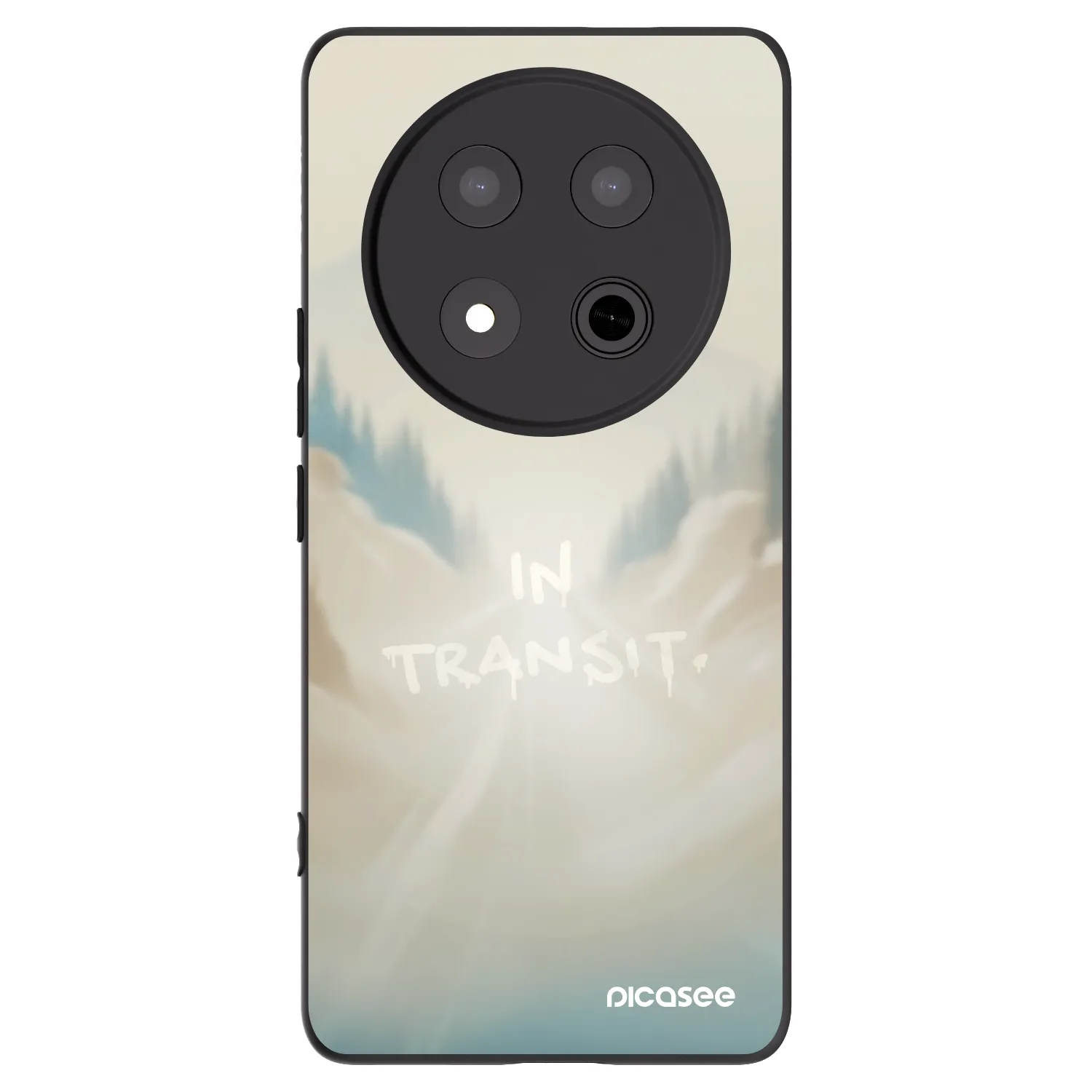 Picasee crna silikonska maskica za Honor Magic7 Lite 5G - IN TRANSIT