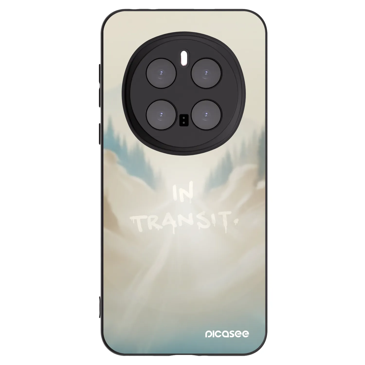 Picasee crna silikonska maskica za Honor Magic7 Pro 5G - IN TRANSIT