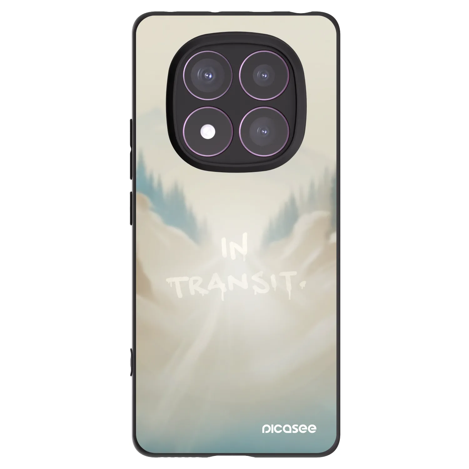 Picasee crna silikonska maskica za Xiaomi Redmi Note 14 Pro 4G - IN TRANSIT