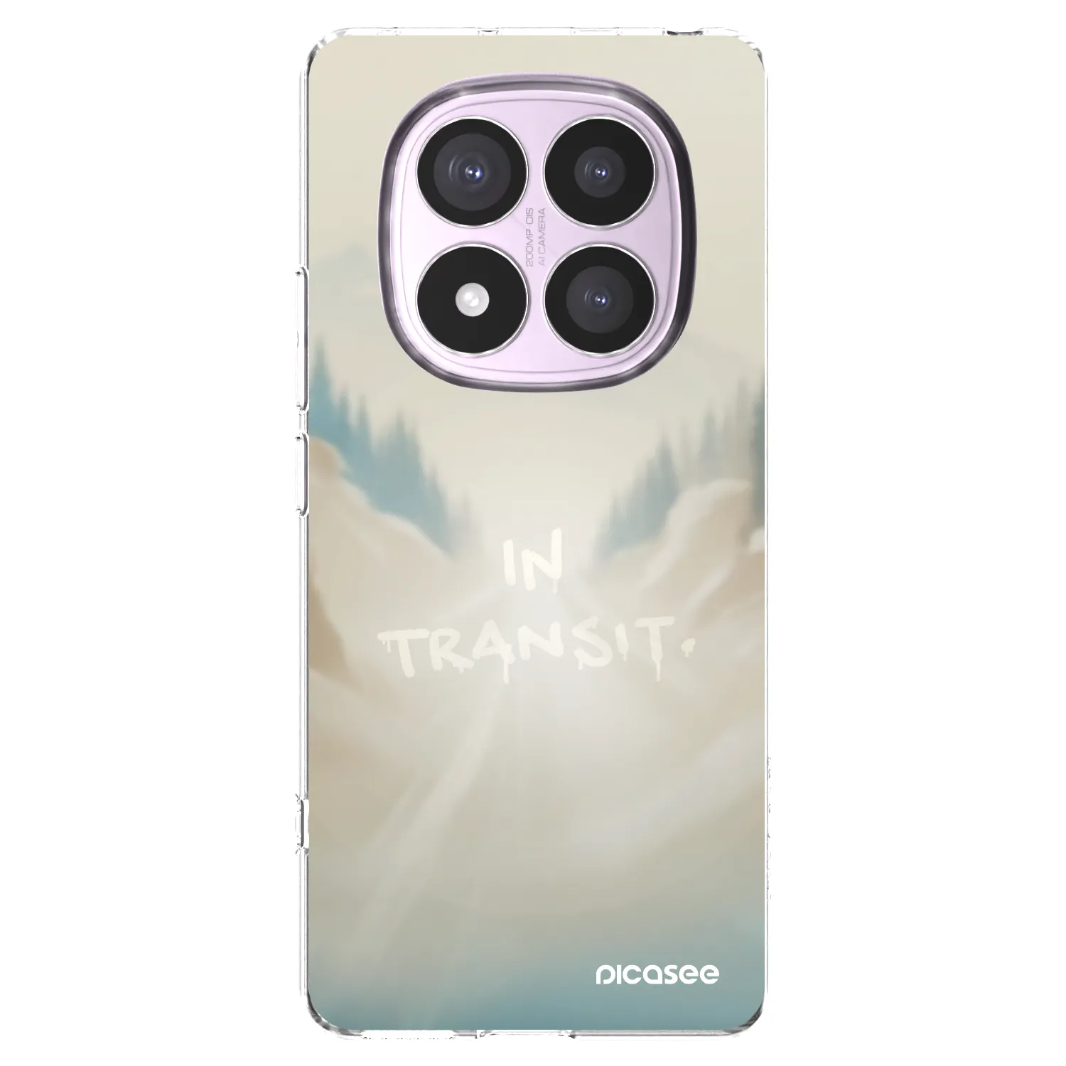 Picasee silikonska prozirna maskica za Xiaomi Redmi Note 14 Pro 4G - IN TRANSIT