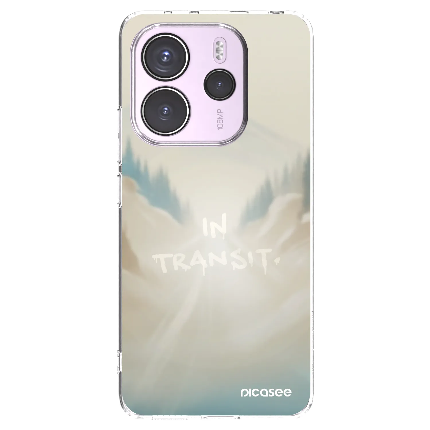 Picasee silikonska prozirna maskica za Xiaomi Redmi Note 14 4G - IN TRANSIT