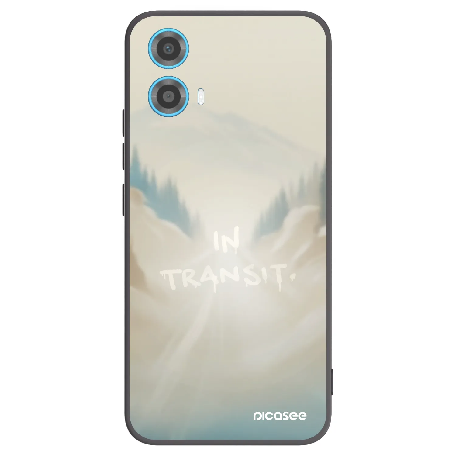 Picasee crna silikonska maskica za Motorola Moto G34 5G - IN TRANSIT