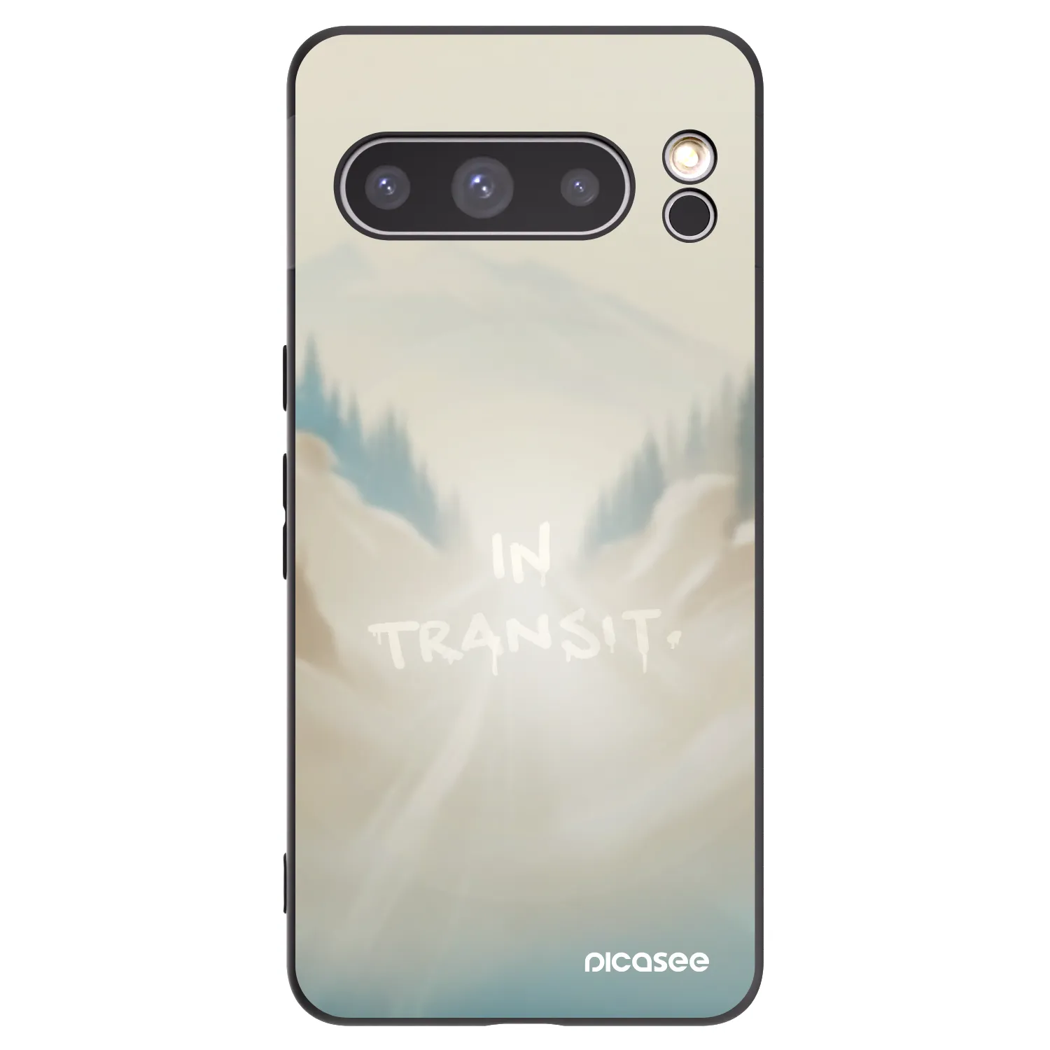 Picasee crna silikonska maskica za Google Pixel 8 Pro - IN TRANSIT