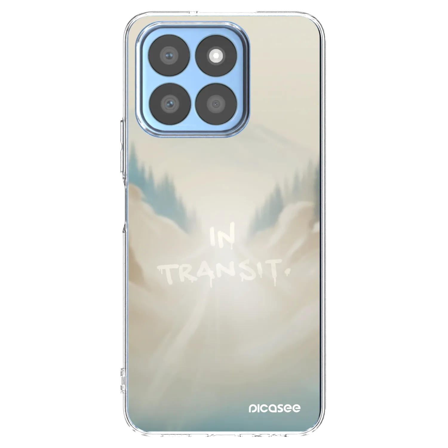 Picasee silikonska prozirna maskica za Honor X8c - IN TRANSIT