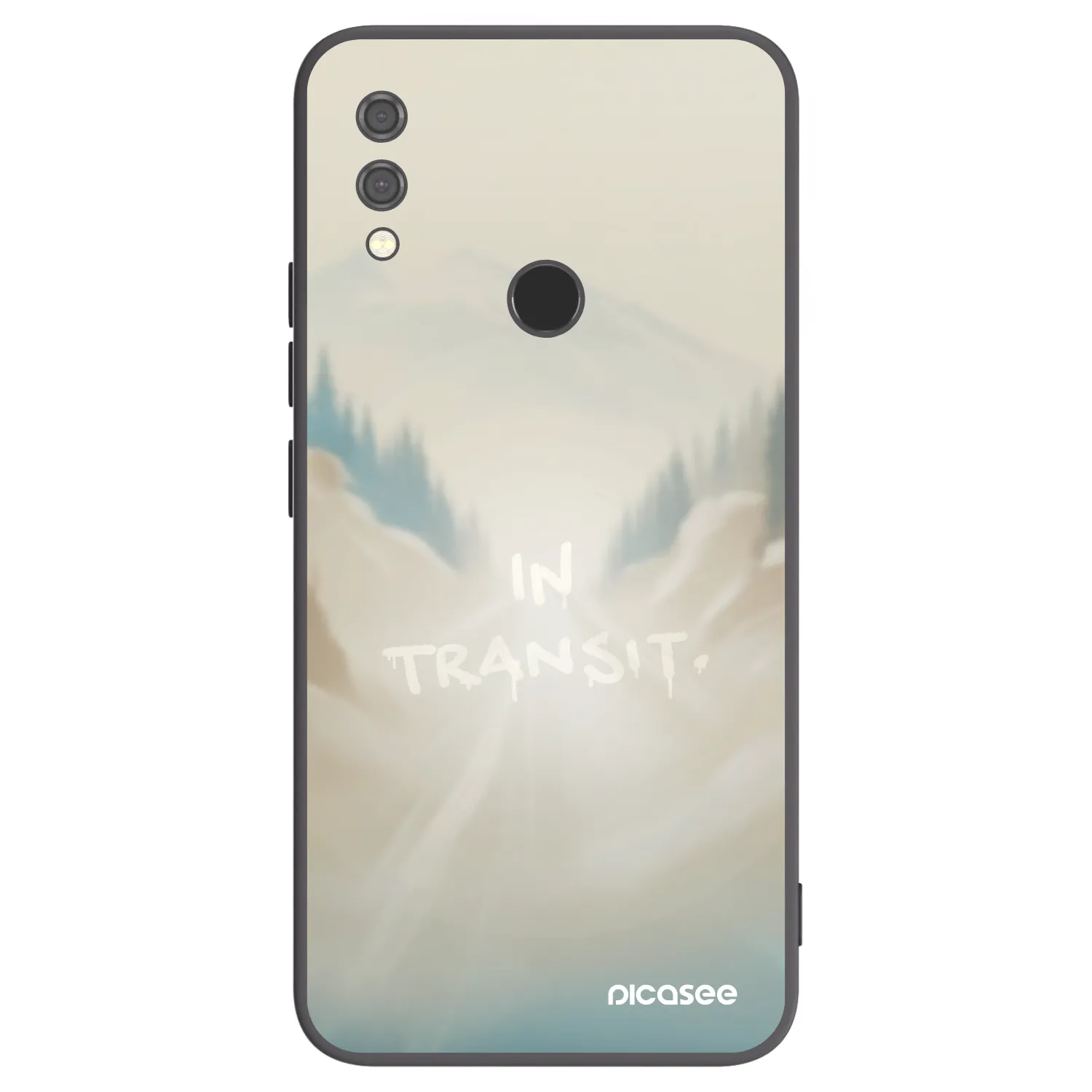 Picasee crna silikonska maskica za Xiaomi Redmi Note 7 - IN TRANSIT