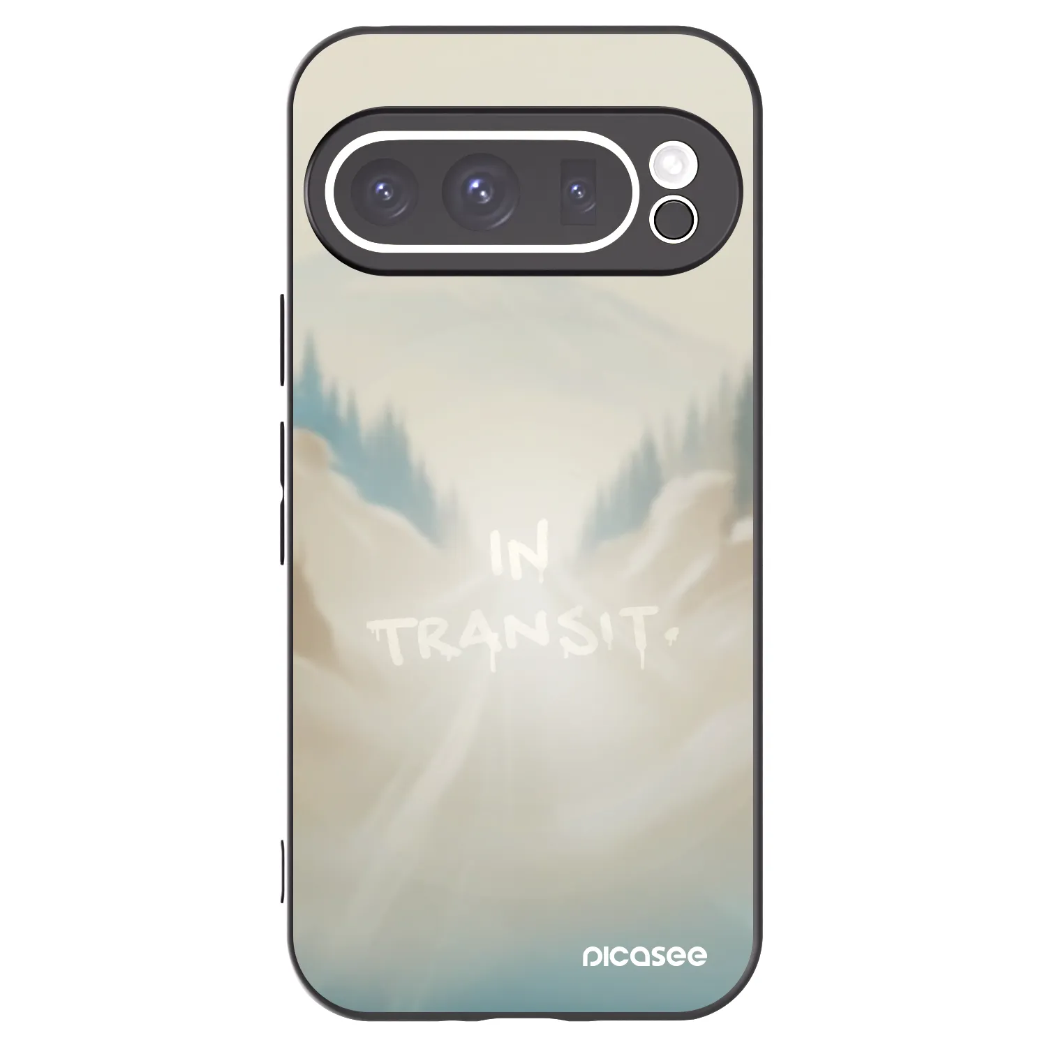 Picasee crna silikonska maskica za Google Pixel 9 Pro - IN TRANSIT