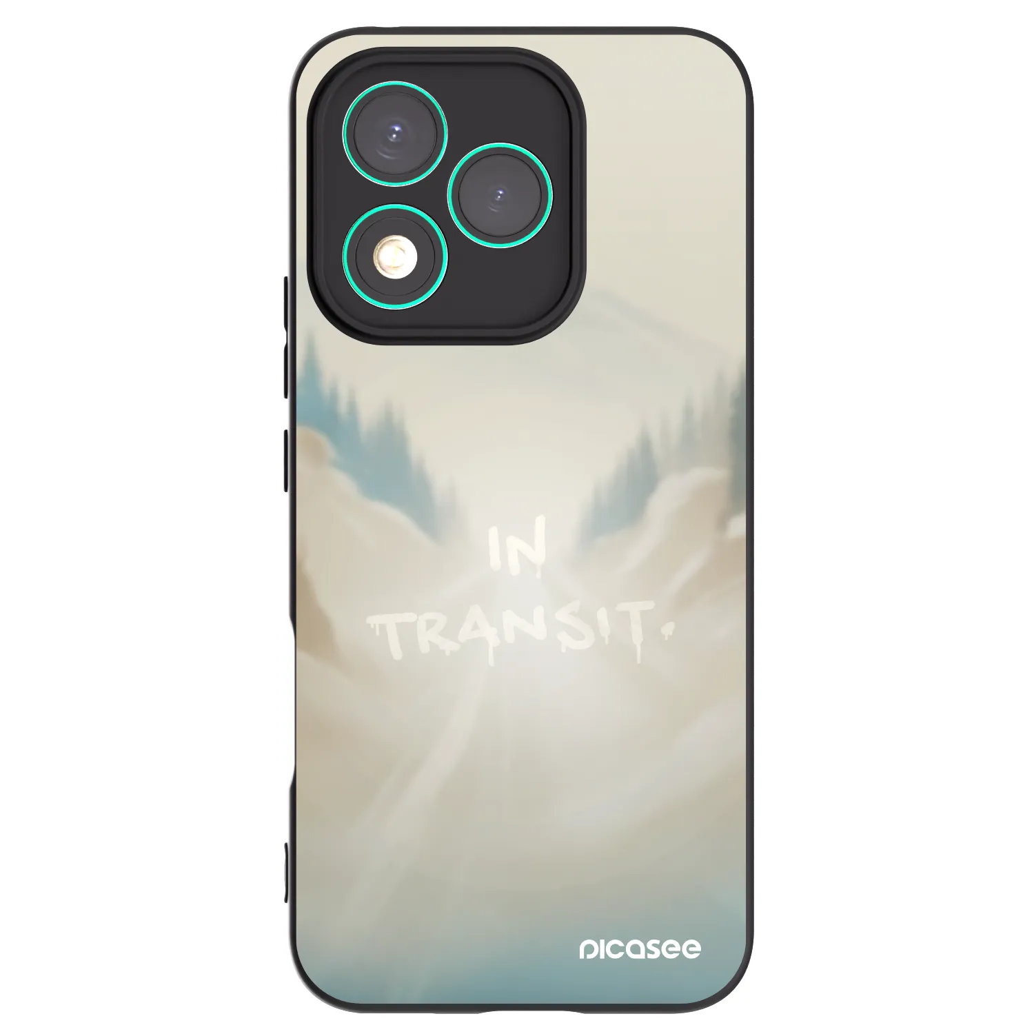 Picasee crna silikonska maskica za Honor 400 Lite 5G - IN TRANSIT
